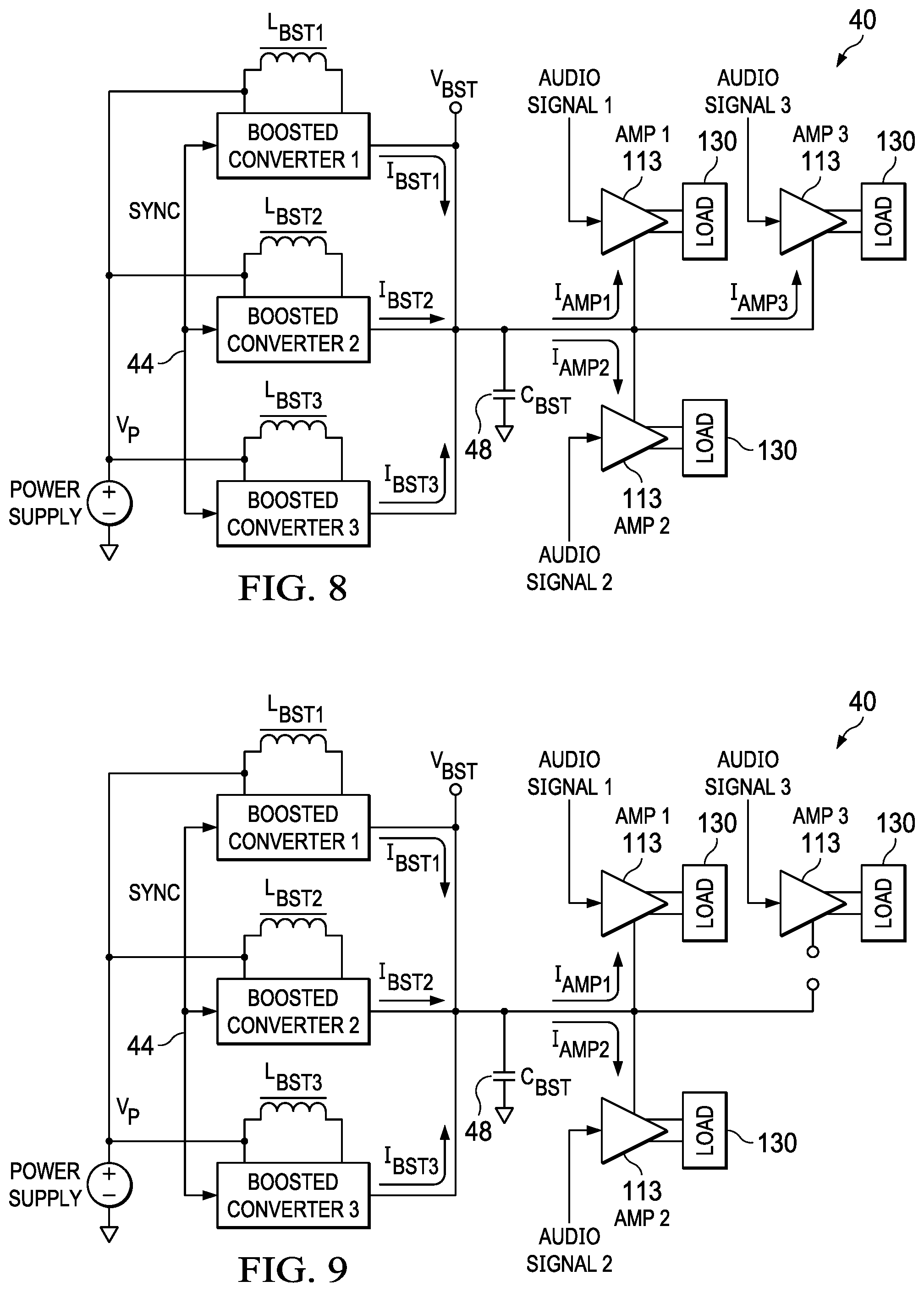 Patent US12107551 Figure 5 – Dual-domain power distribution system in a mobile device