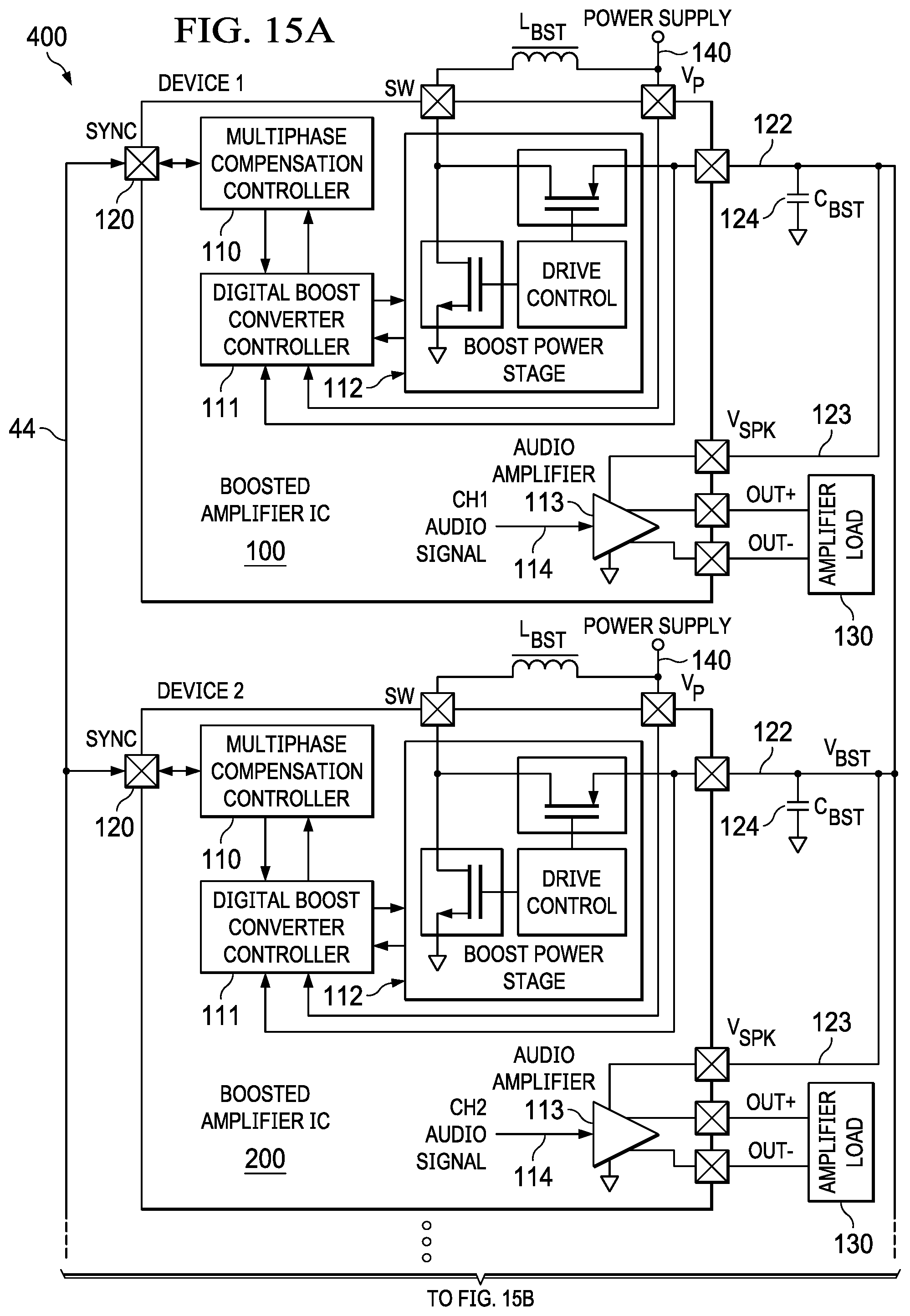 Patent US12107551 Figure 8 – Dual-domain power distribution system in a mobile device