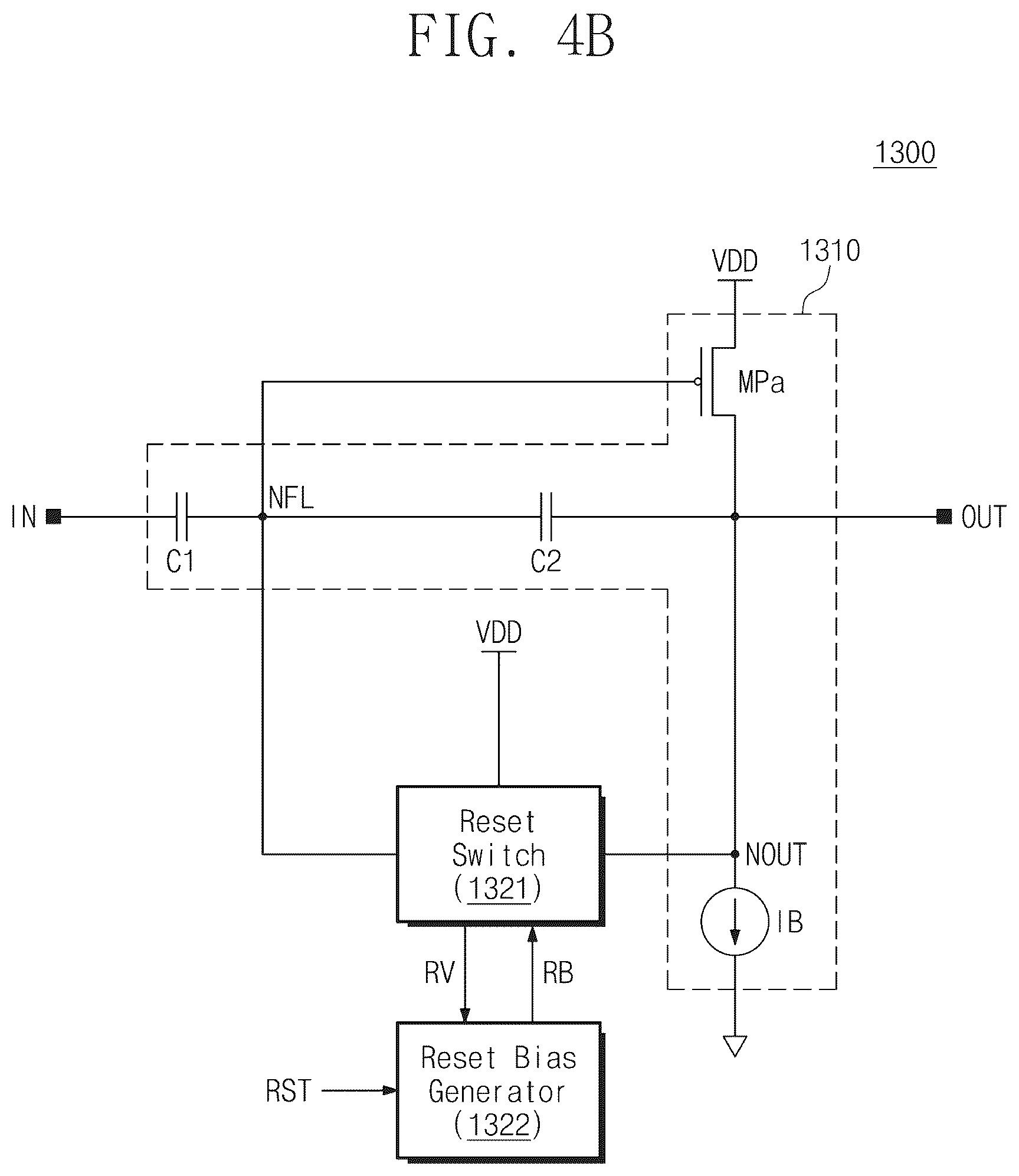 Patent US12107553 Figure 6 – Amplifier and image sensor device including the same