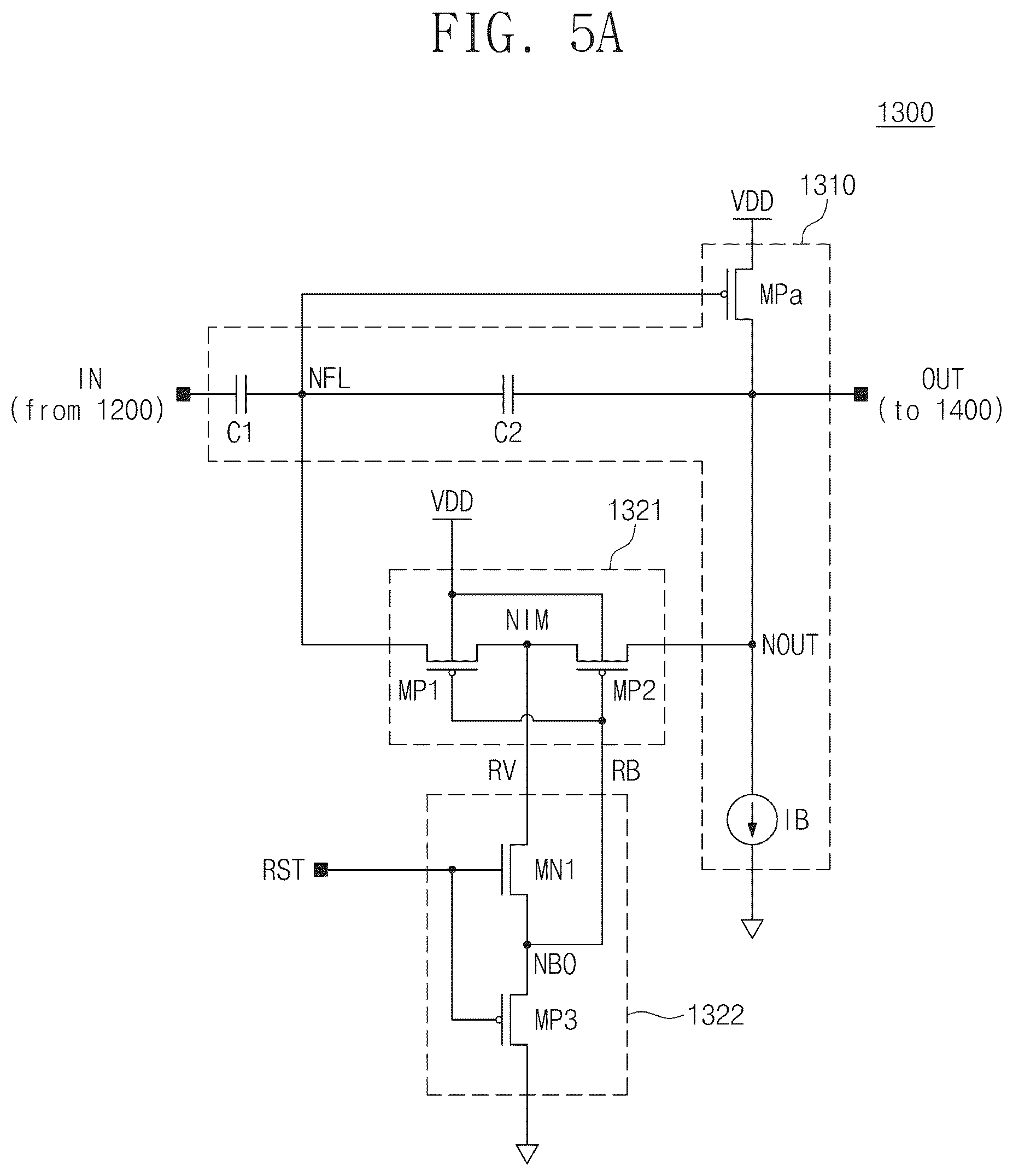 Patent US12107553 Figure 7 – Amplifier and image sensor device including the same