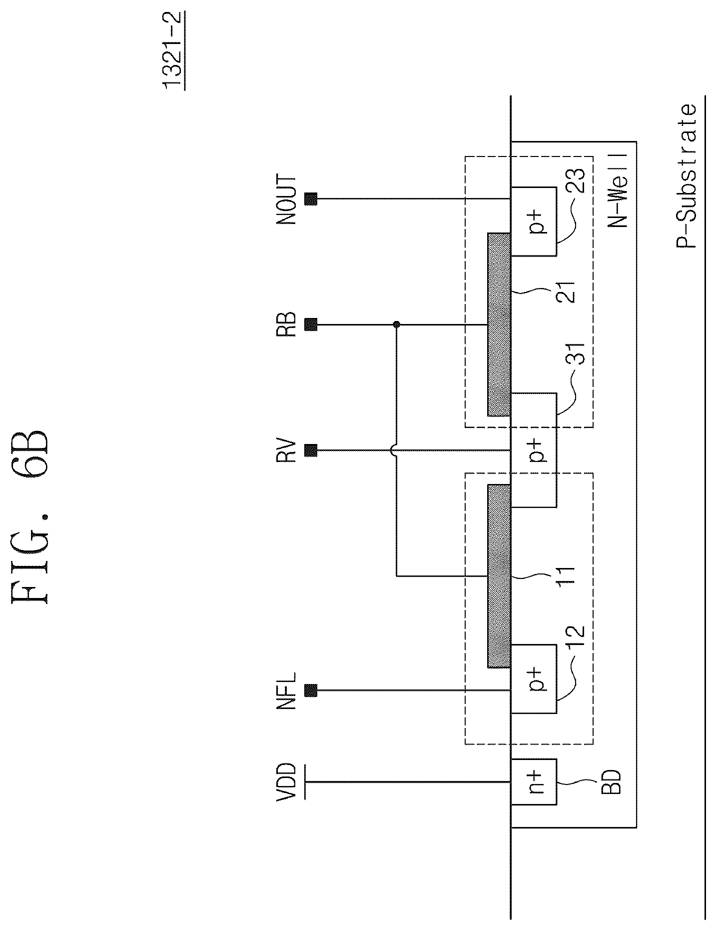 Patent US12107553 Figure 11 – Amplifier and image sensor device including the same