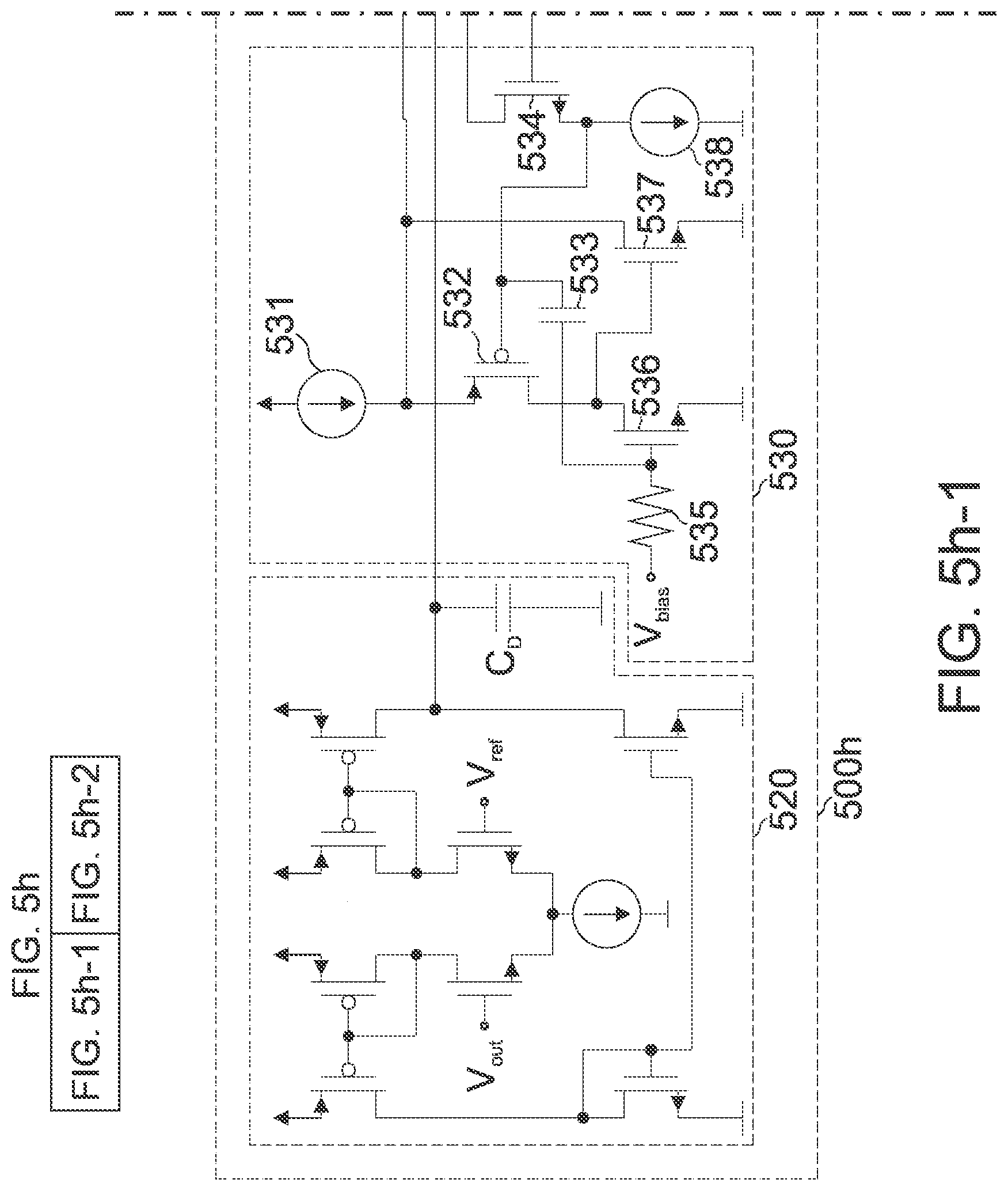 Patent US12107557 Figure 9 – Concept for a buffered flipped voltage follower and for a low dropout voltage regulator