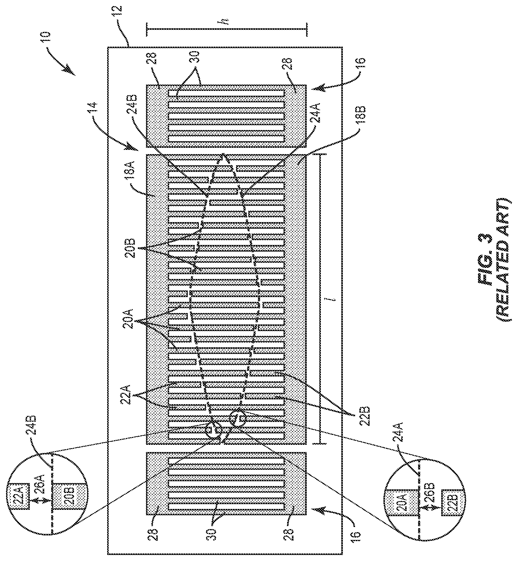Patent US12107562 Figure 3 – Wave apodization for guided SAW resonators