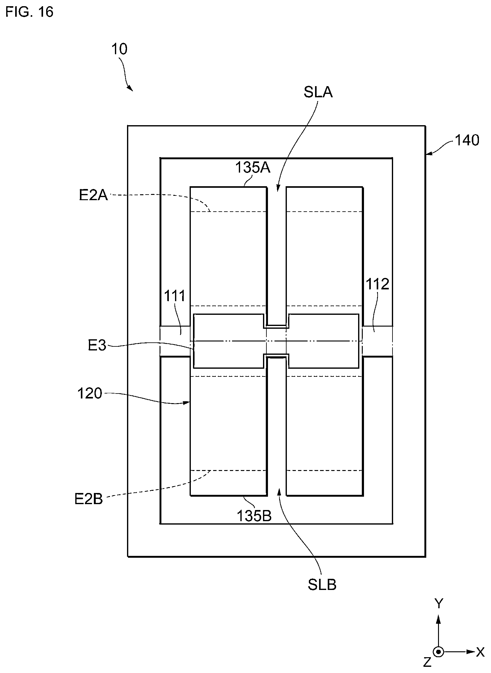 Patent US12107564 Figure 16 – Resonator and resonance device including the same