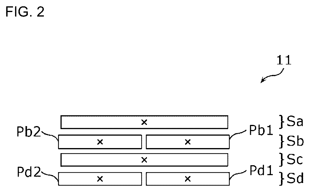 Patent US12107566 Figure 2 – Acoustic wave filter