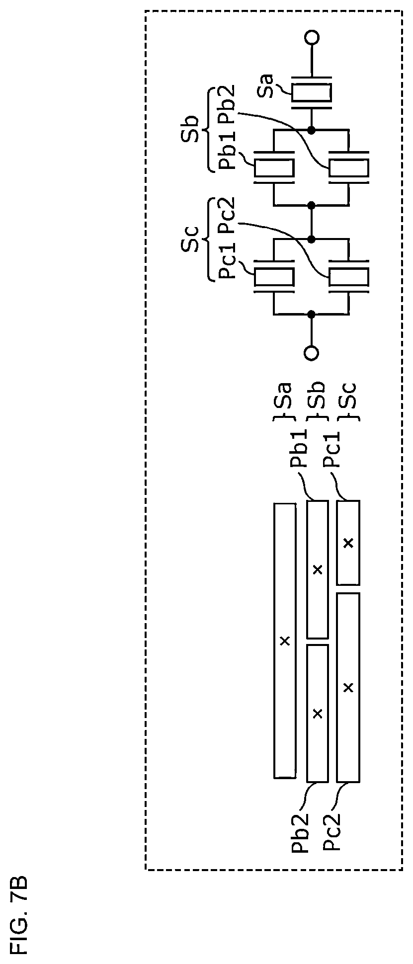 Patent US12107566 Figure 6 – Acoustic wave filter