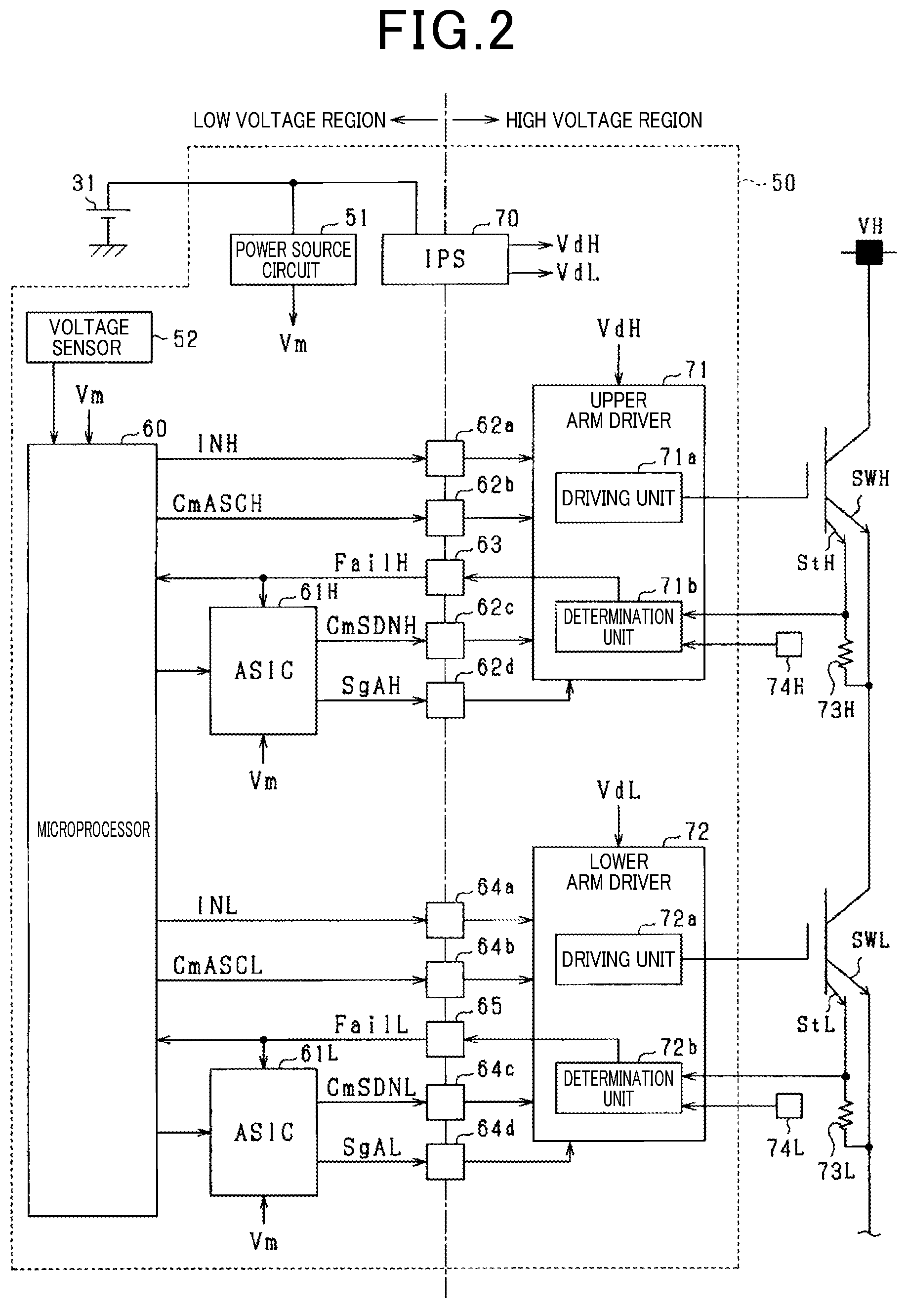 Patent US12107571 Figure 2 – Control circuit for power conversion apparatus