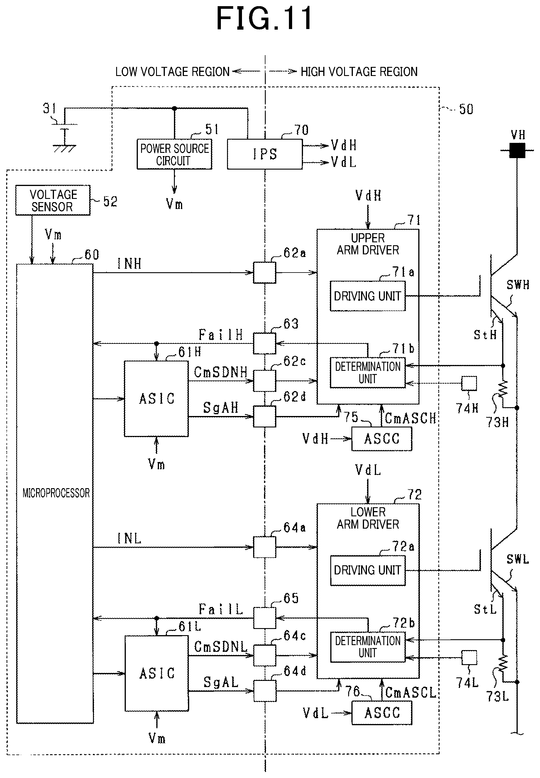 Patent US12107571 Figure 9 – Control circuit for power conversion apparatus