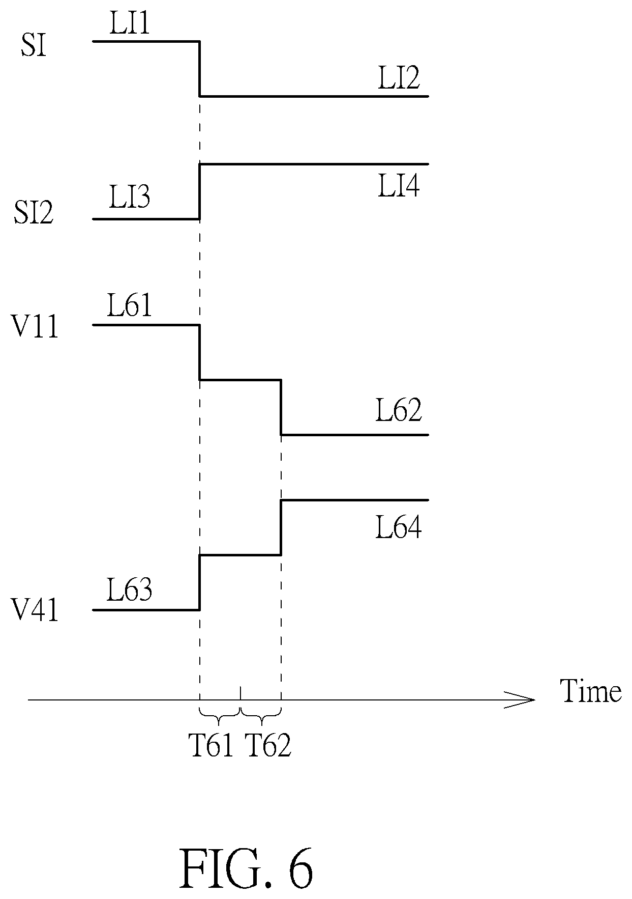 Patent US12107572 Figure 6 – Switch device where charges accumulated at control terminals of switch units can be discharged and/or neutralized via sub-switch units