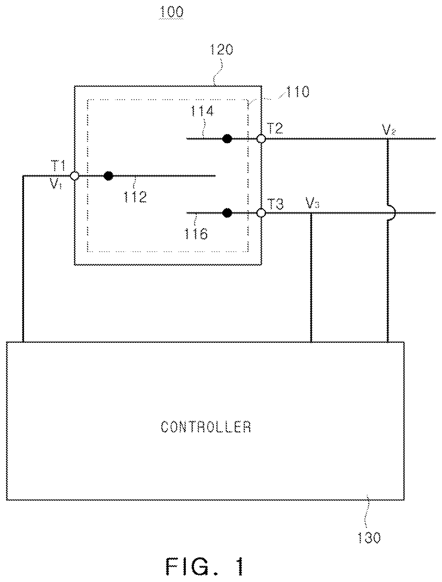Patent US12107576 — Electromechanical logic-in-memory device — Figure 1