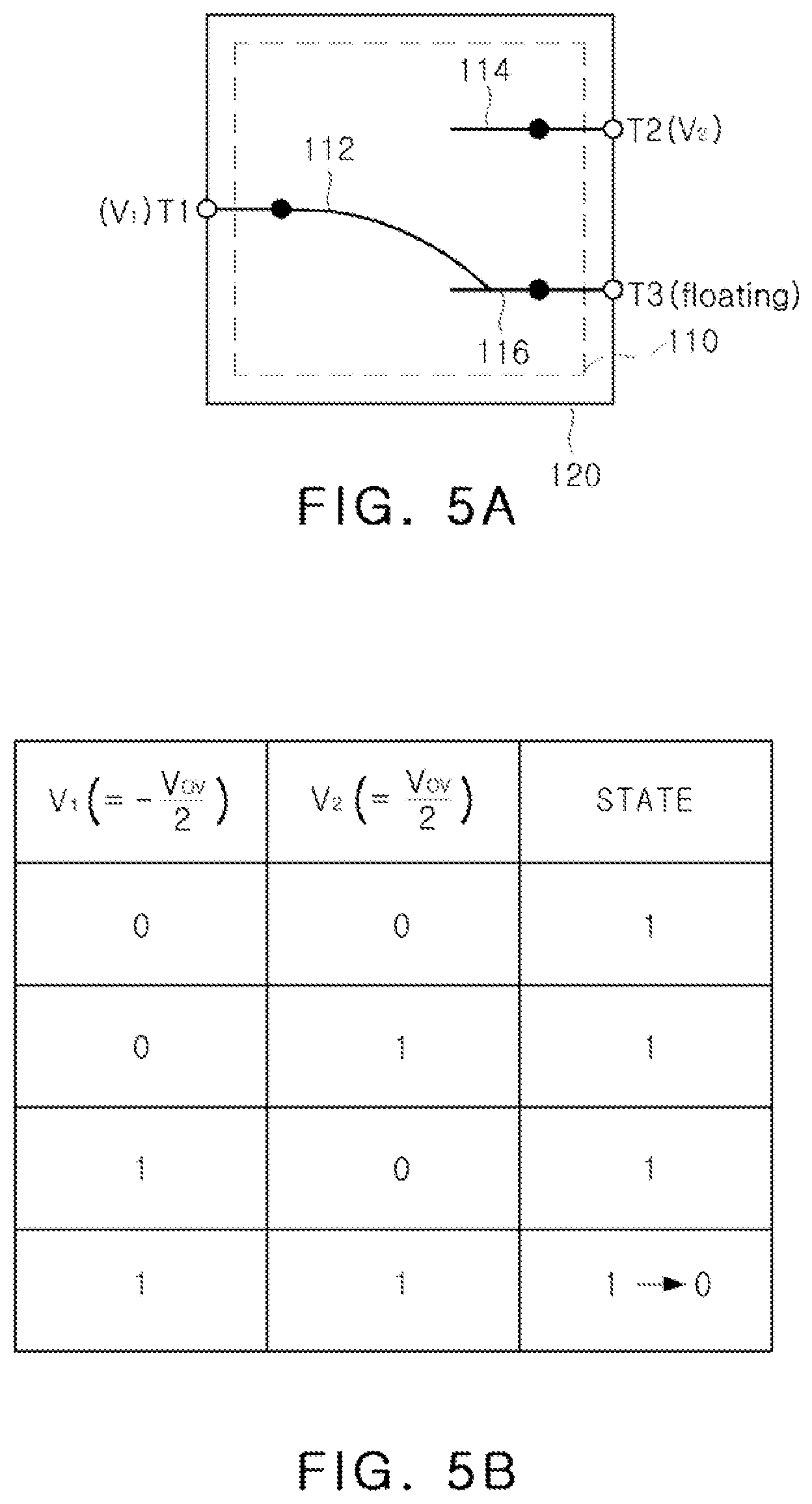 Patent US12107576 Figure 5 – Electromechanical logic-in-memory device