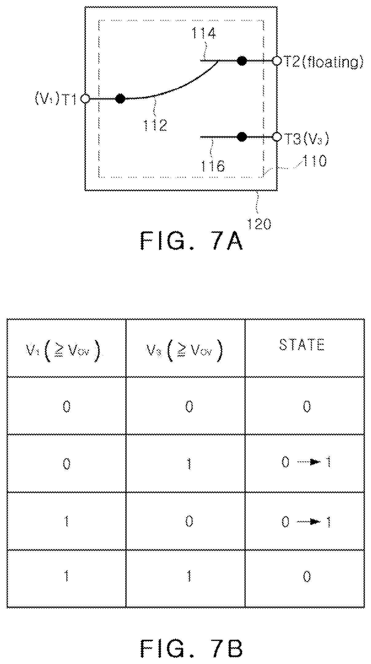 Patent US12107576 Figure 7 – Electromechanical logic-in-memory device