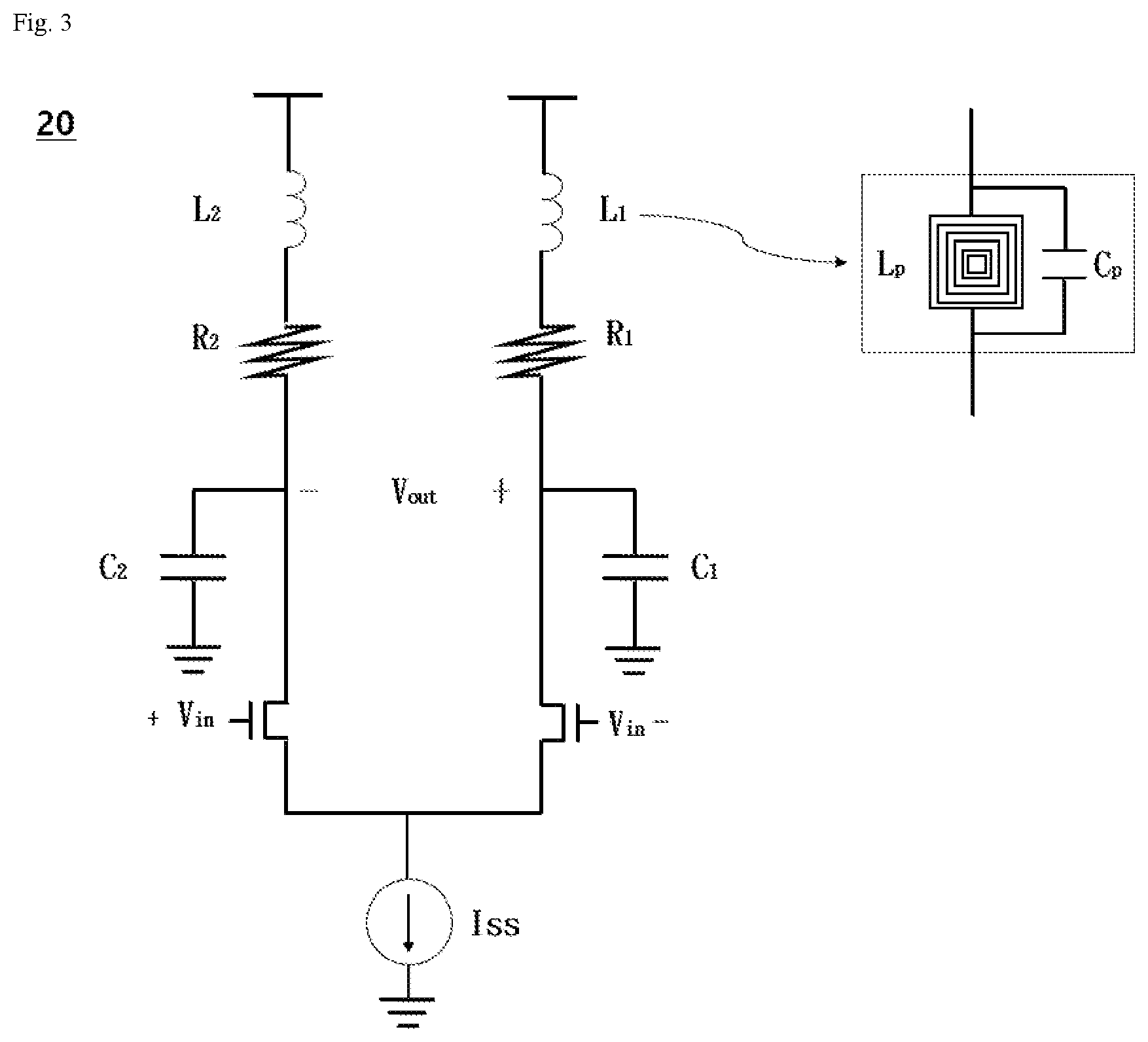 Patent US12107577 Figure 3 – Current mode logic circuit