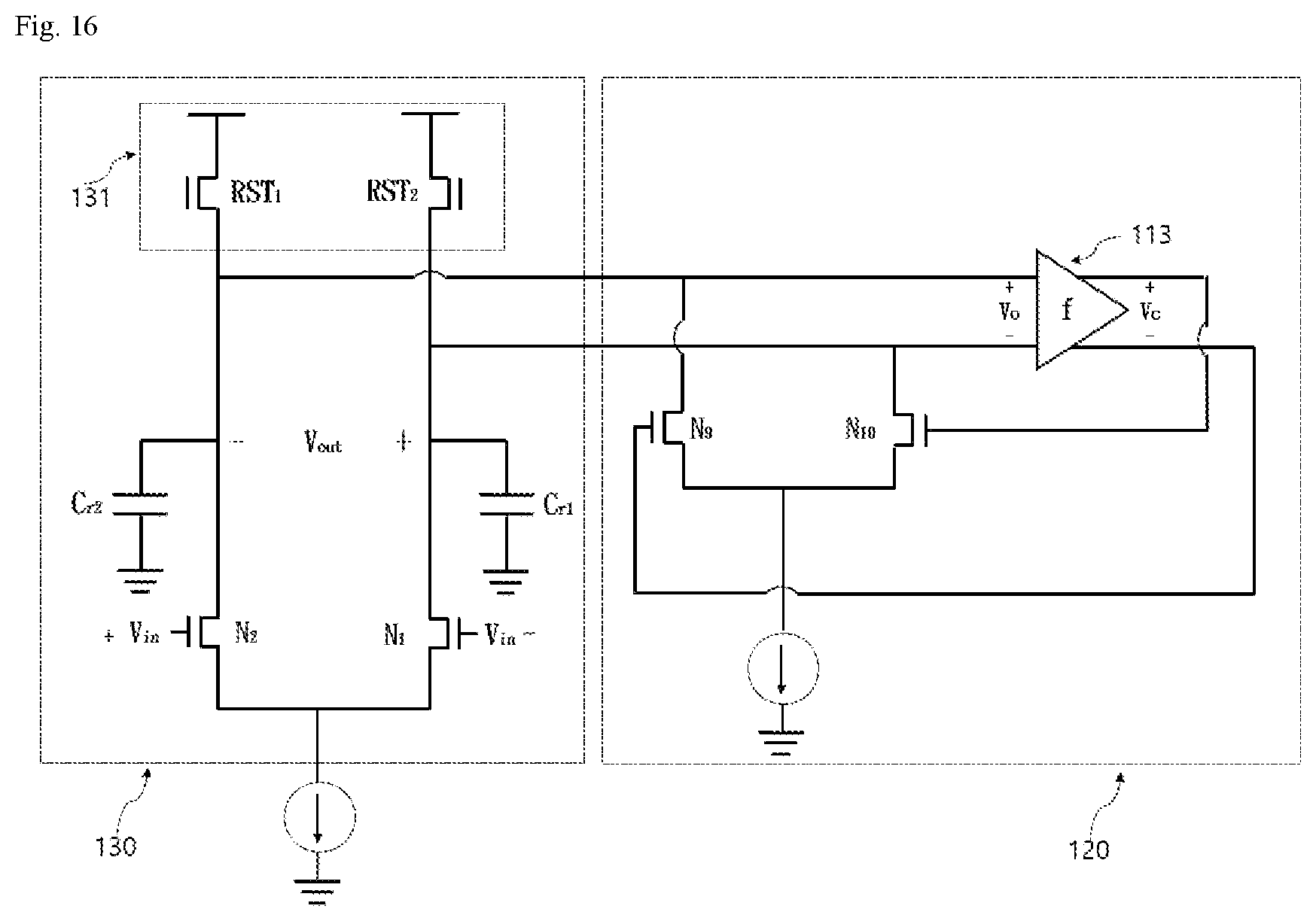 Patent US12107577 Figure 16 – Current mode logic circuit