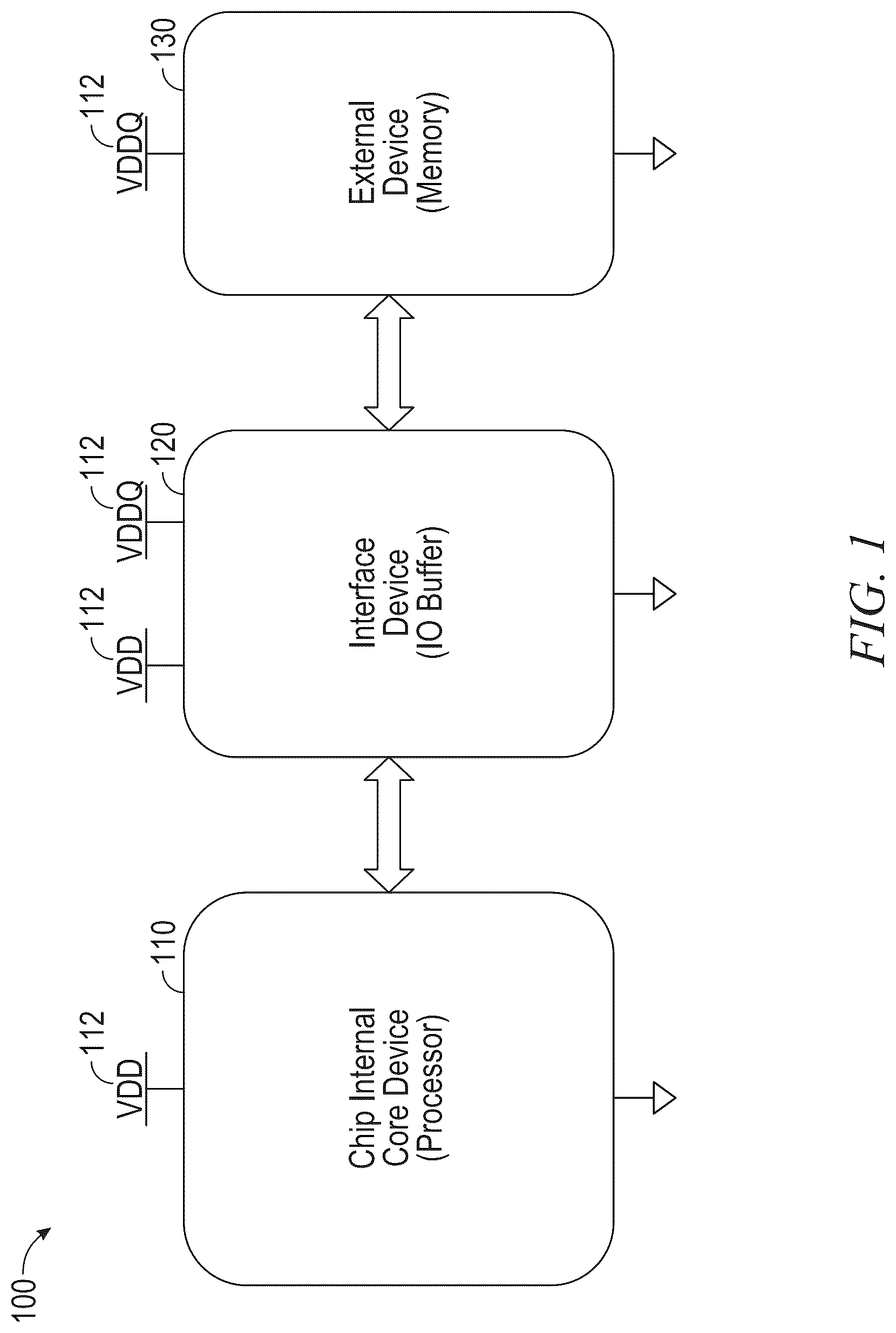 Patent US12107578 Figure 1 – Thin-oxide voltage level shifter