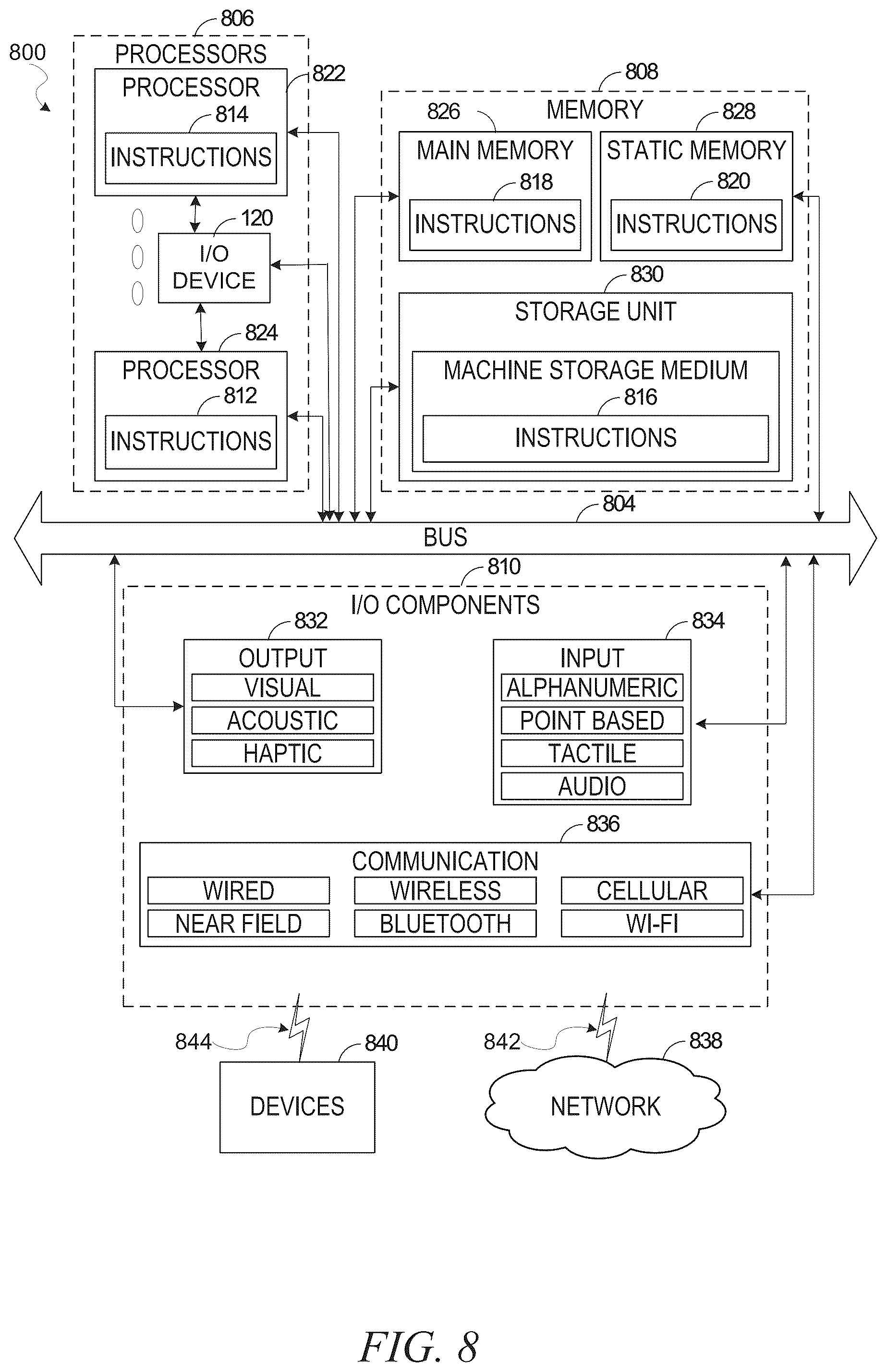 Patent US12107578 Figure 8 – Thin-oxide voltage level shifter