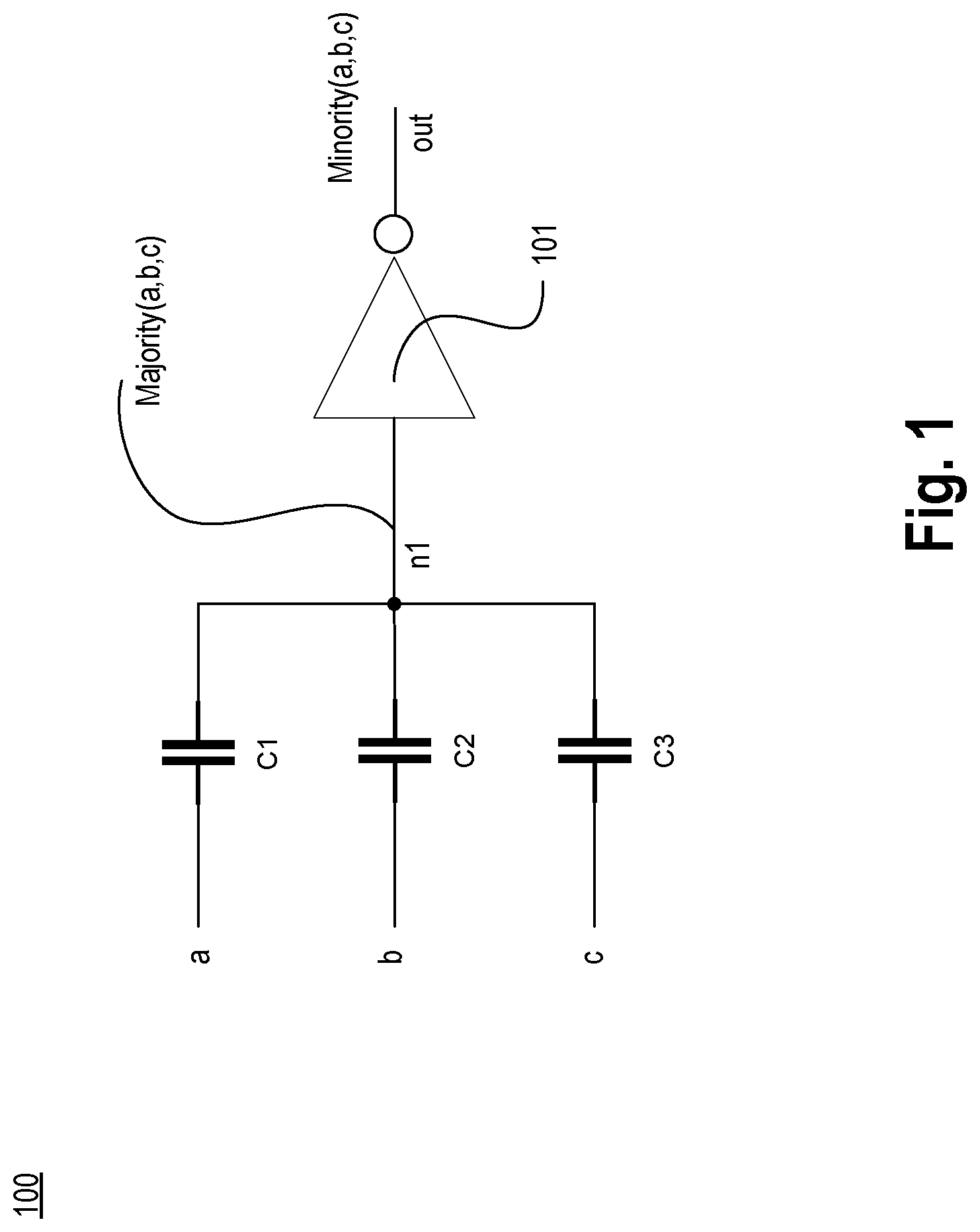 Patent US12107579 Figure 1 – Method for conditioning majority or minority gate