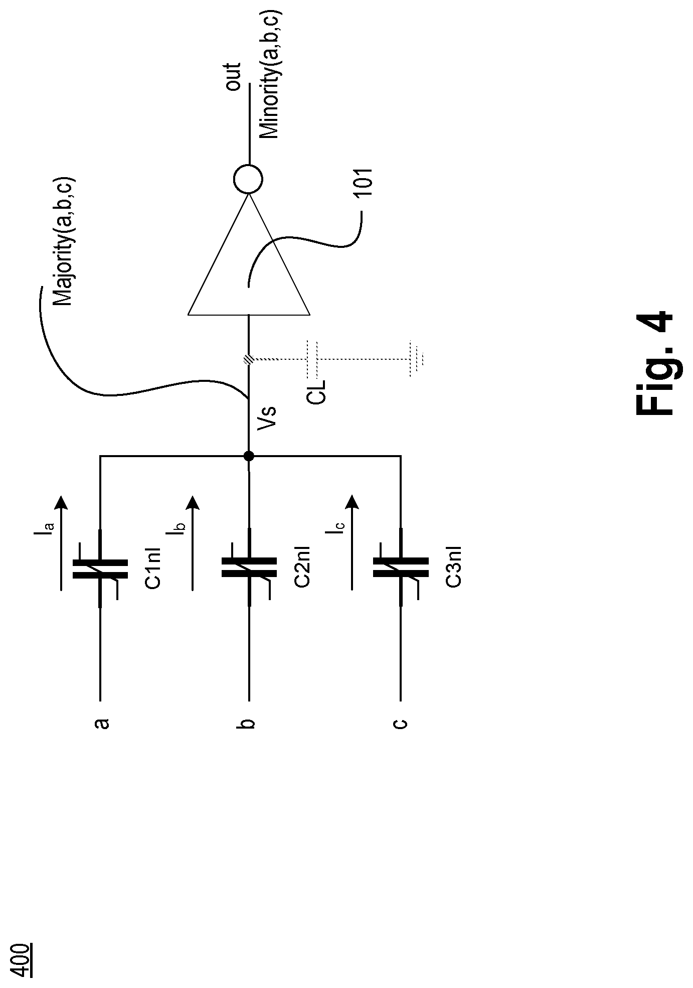 Patent US12107579 Figure 4 – Method for conditioning majority or minority gate