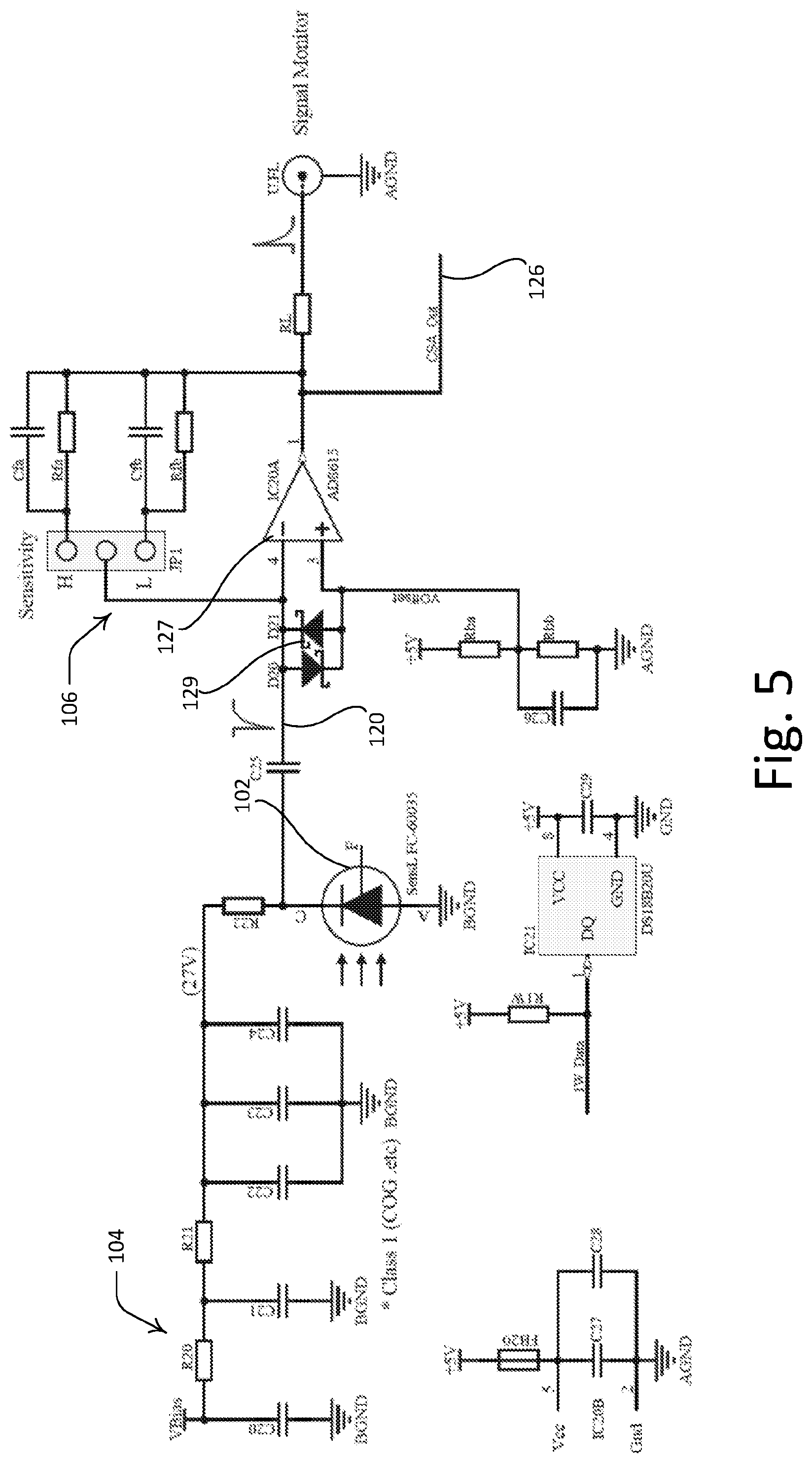 Patent US12107580 Figure 5 – Sensor and coincidence radiation detection device