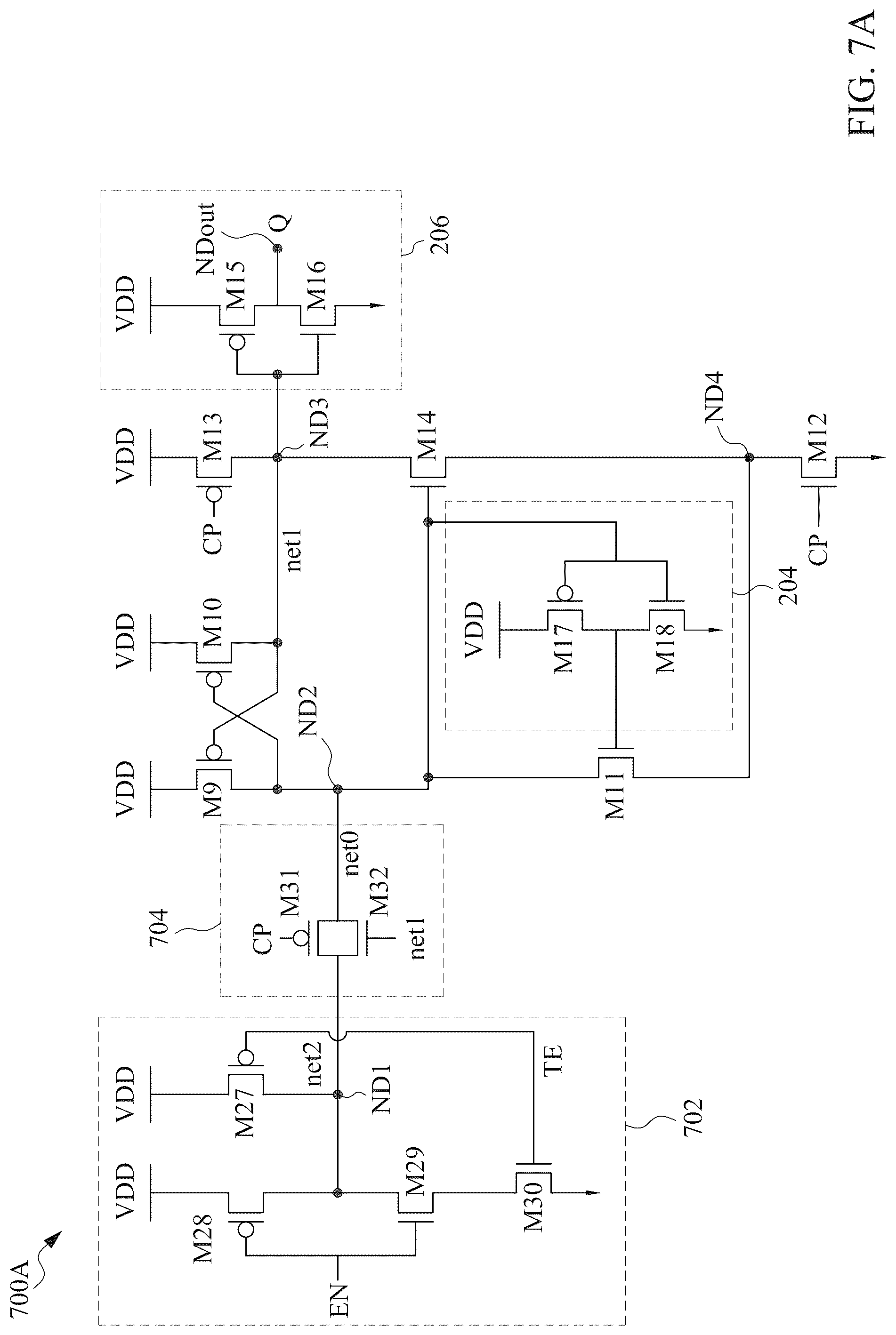 Patent US12107581 Figure 12 – Clock gating circuit and method of operating the same