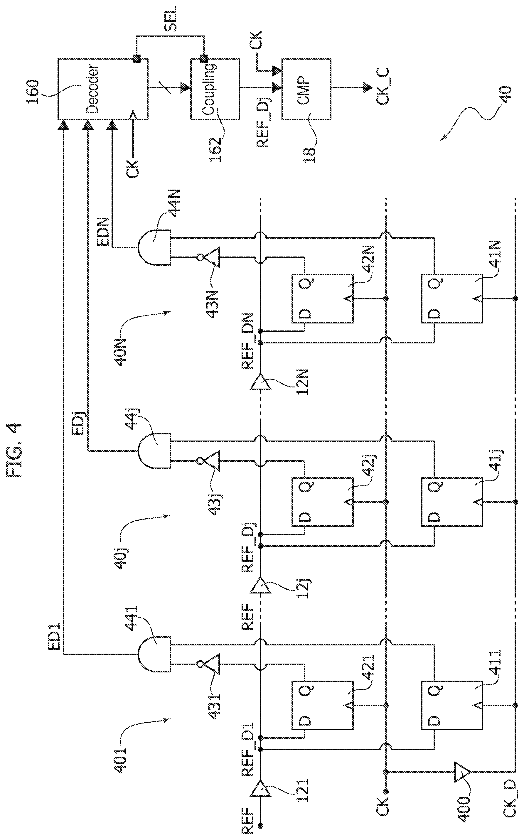 Patent US12107584 Figure 2 – Method and system of calibrating a clock signal