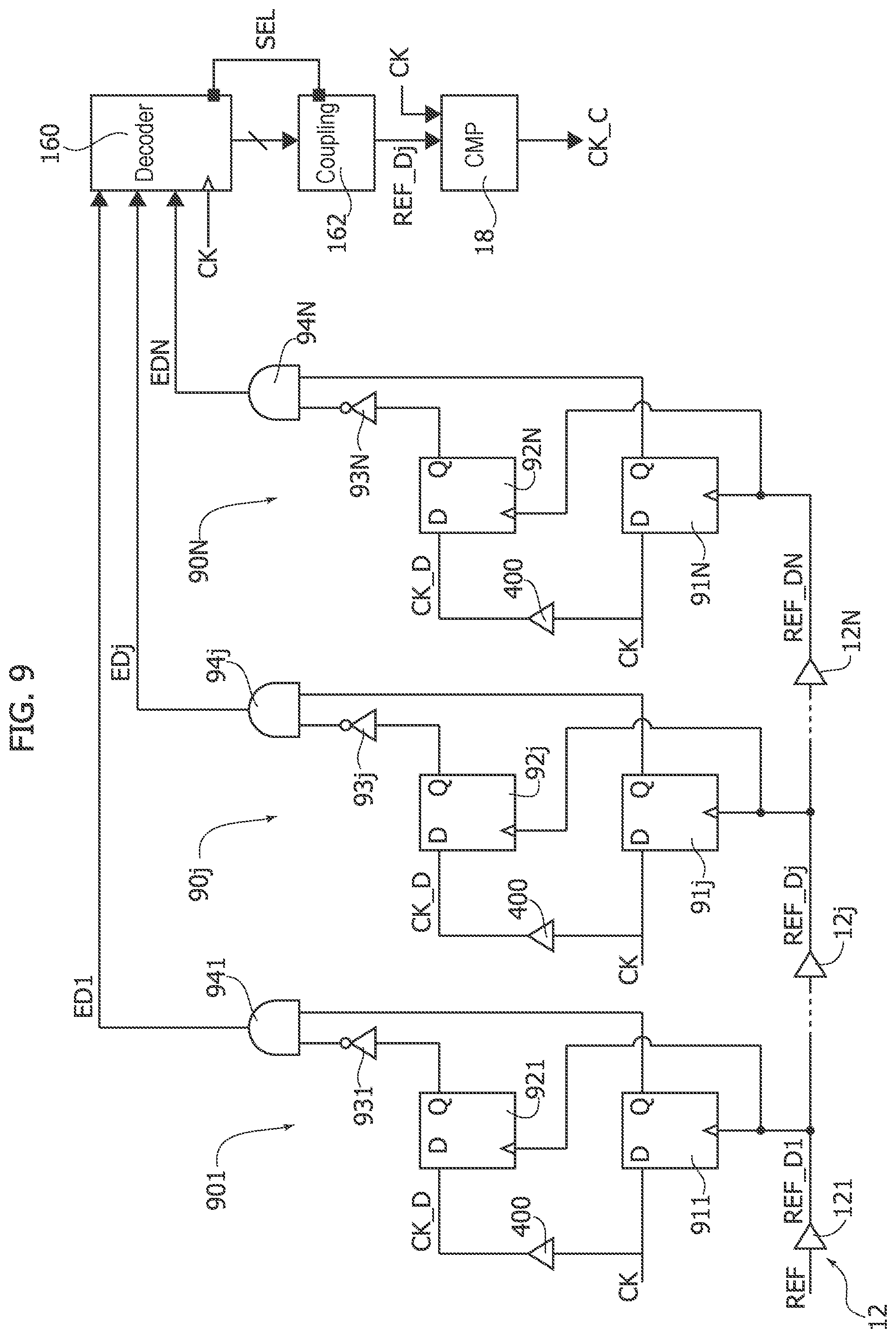 Patent US12107584 Figure 6 – Method and system of calibrating a clock signal