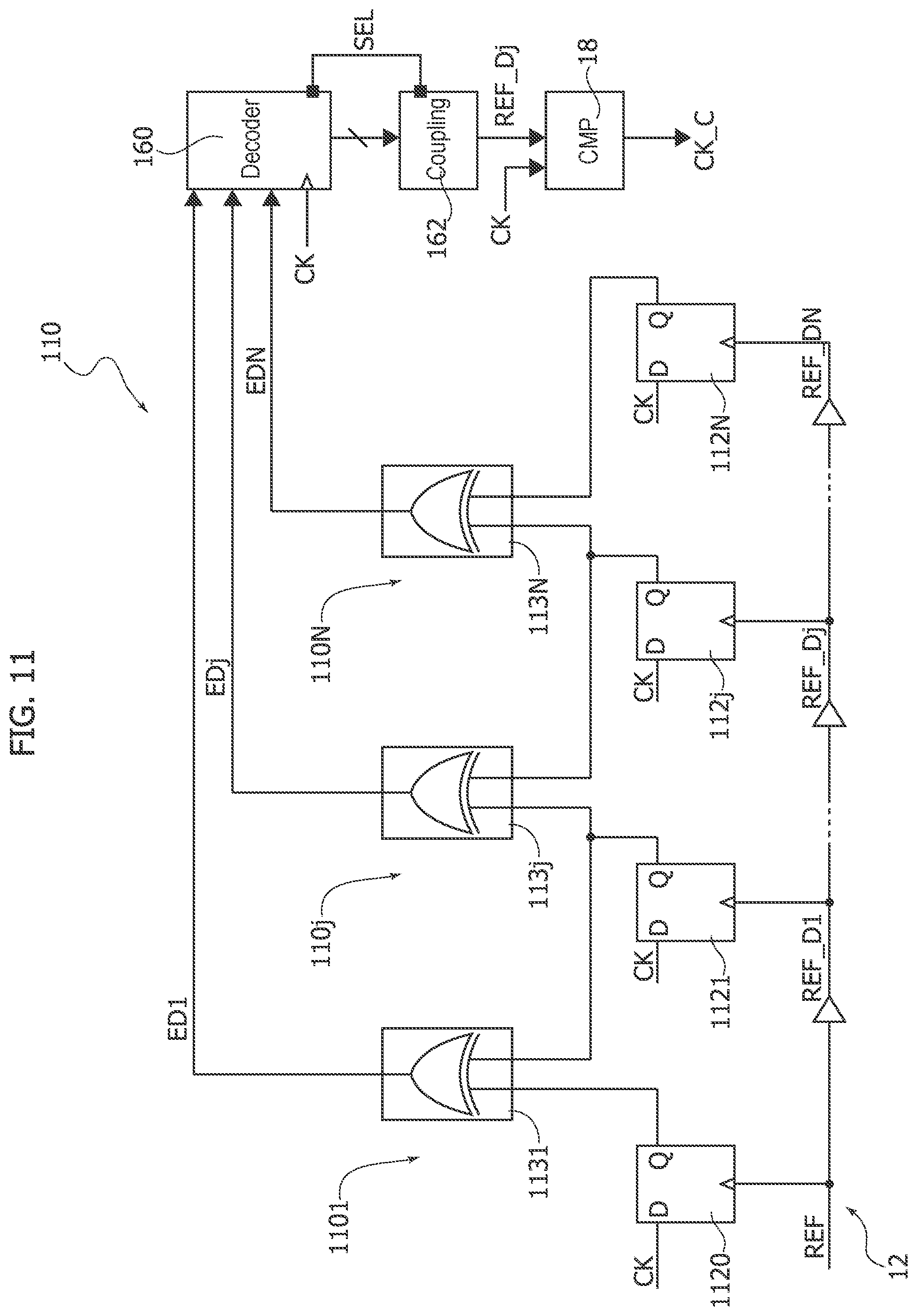 Patent US12107584 Figure 8 – Method and system of calibrating a clock signal