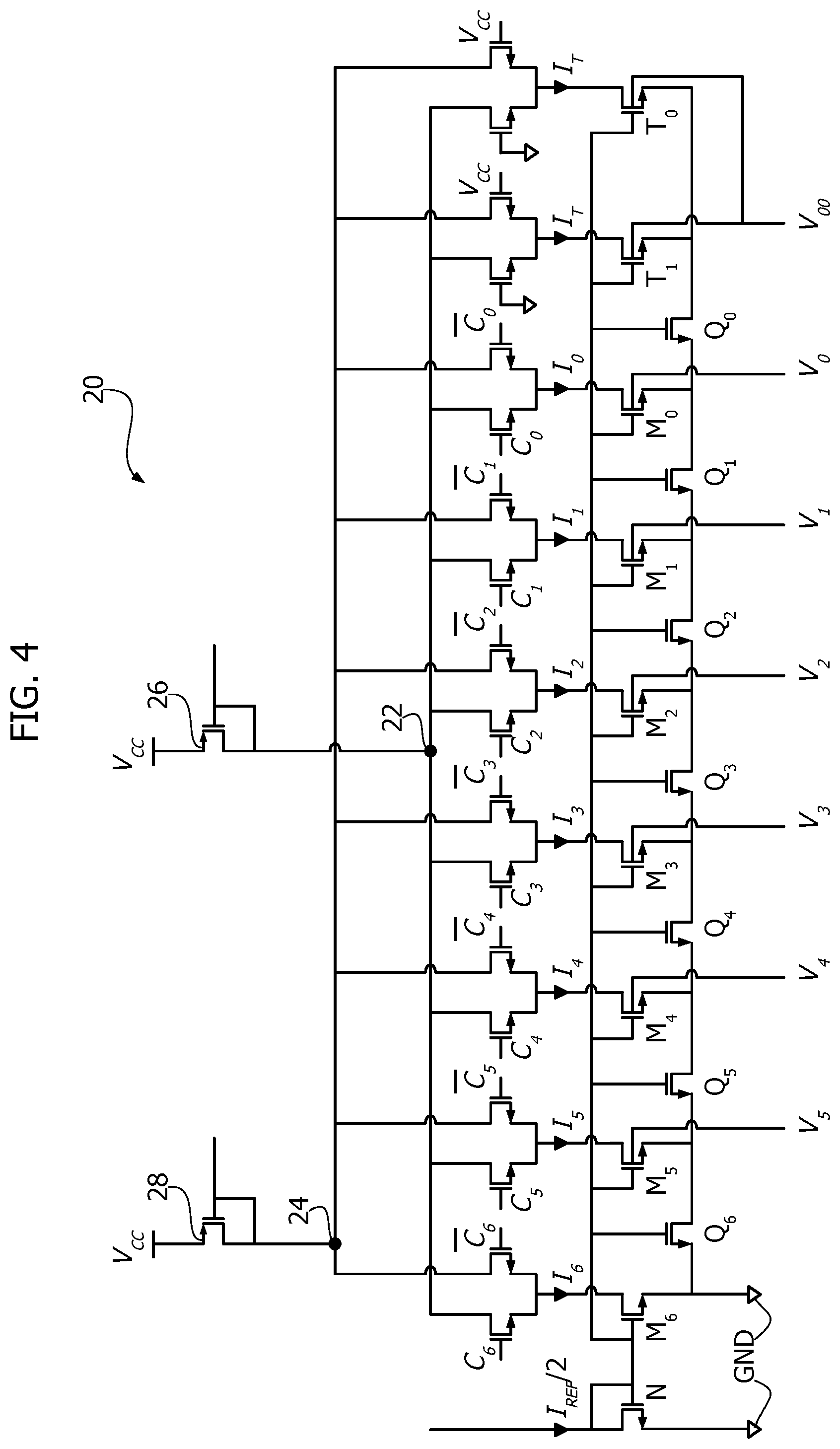 Patent US12107591 Figure 3 – Digital-to-analog converter circuit