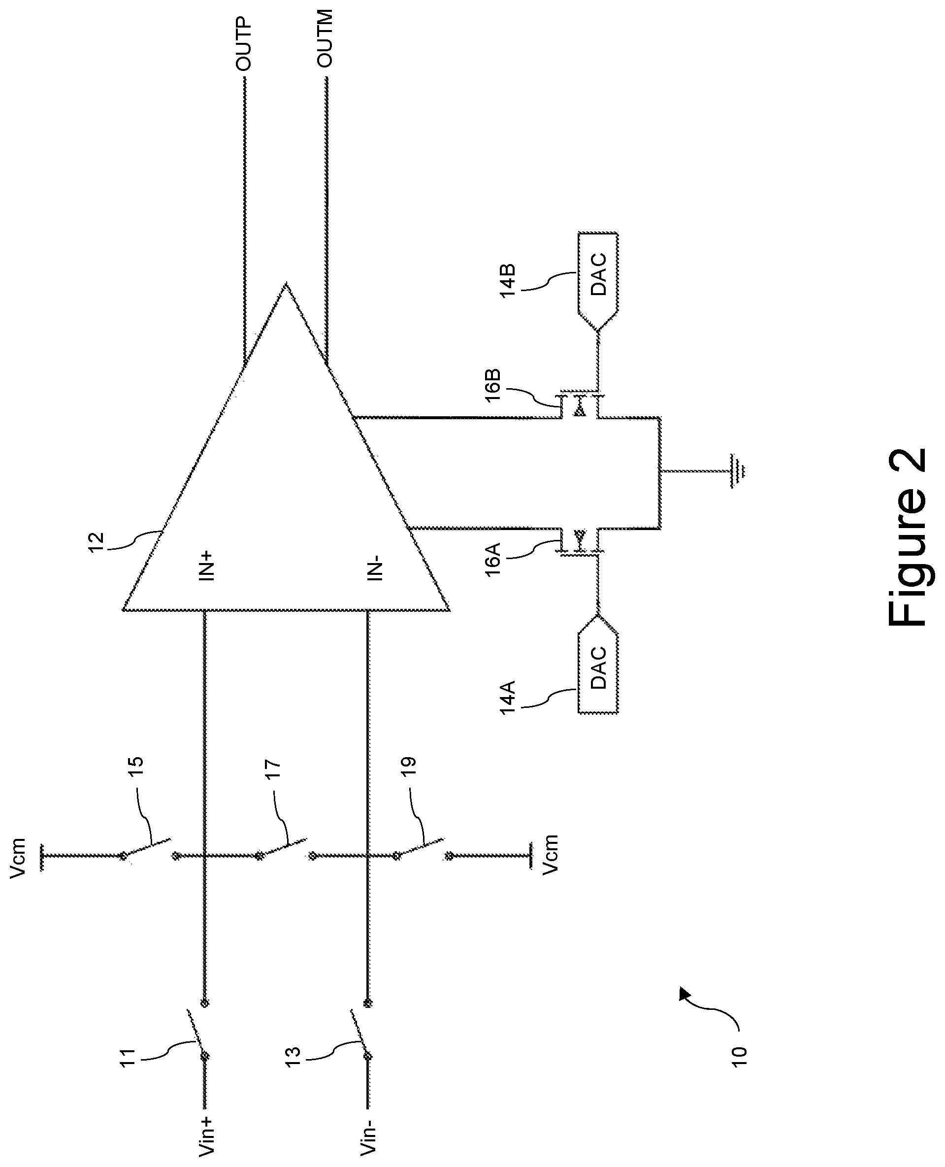 Patent US12107592 Figure 2 – Comparator offset correction