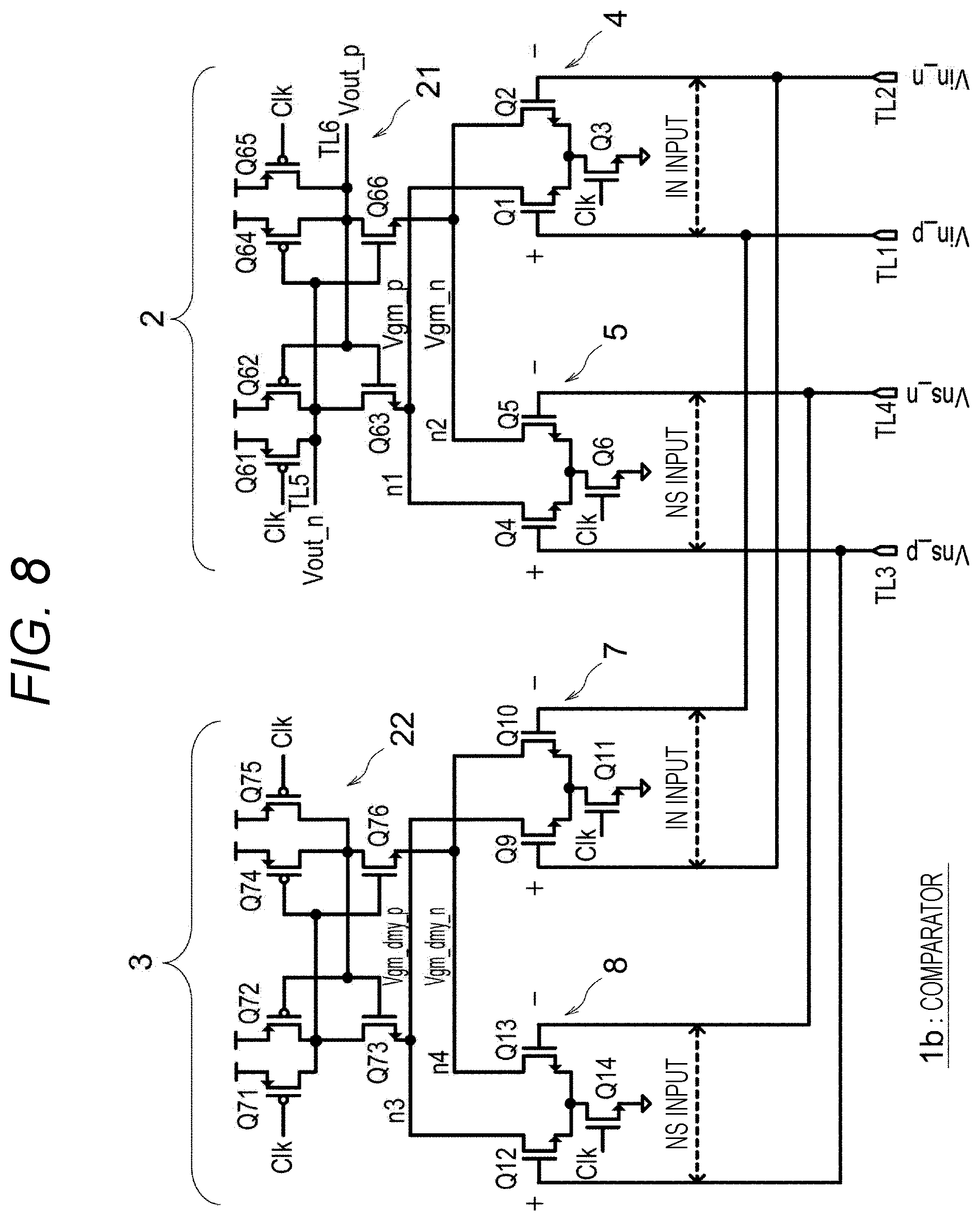 Patent US12107595 Figure 9 – Comparator and analog-to-digital converter