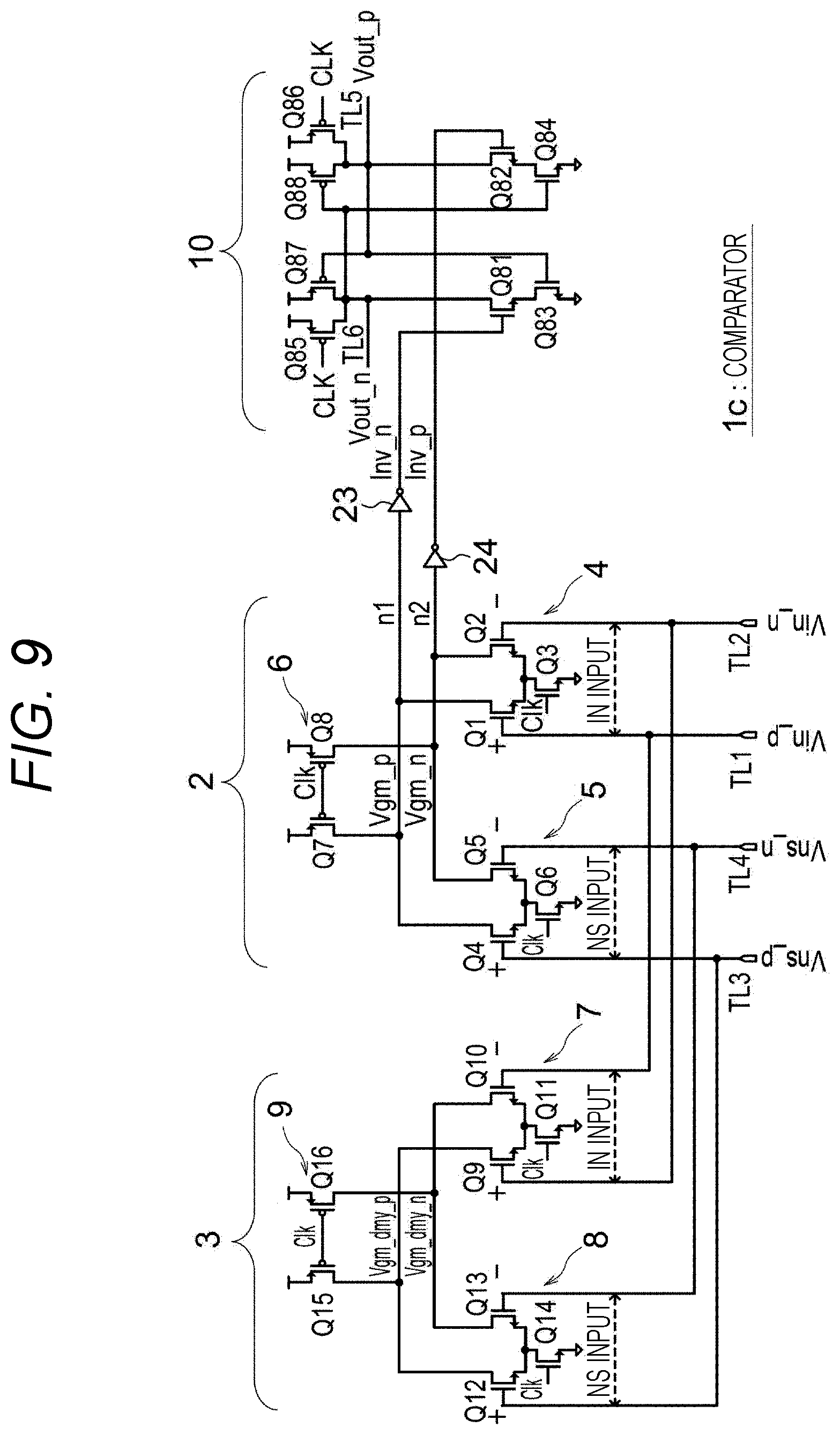 Patent US12107595 Figure 10 – Comparator and analog-to-digital converter
