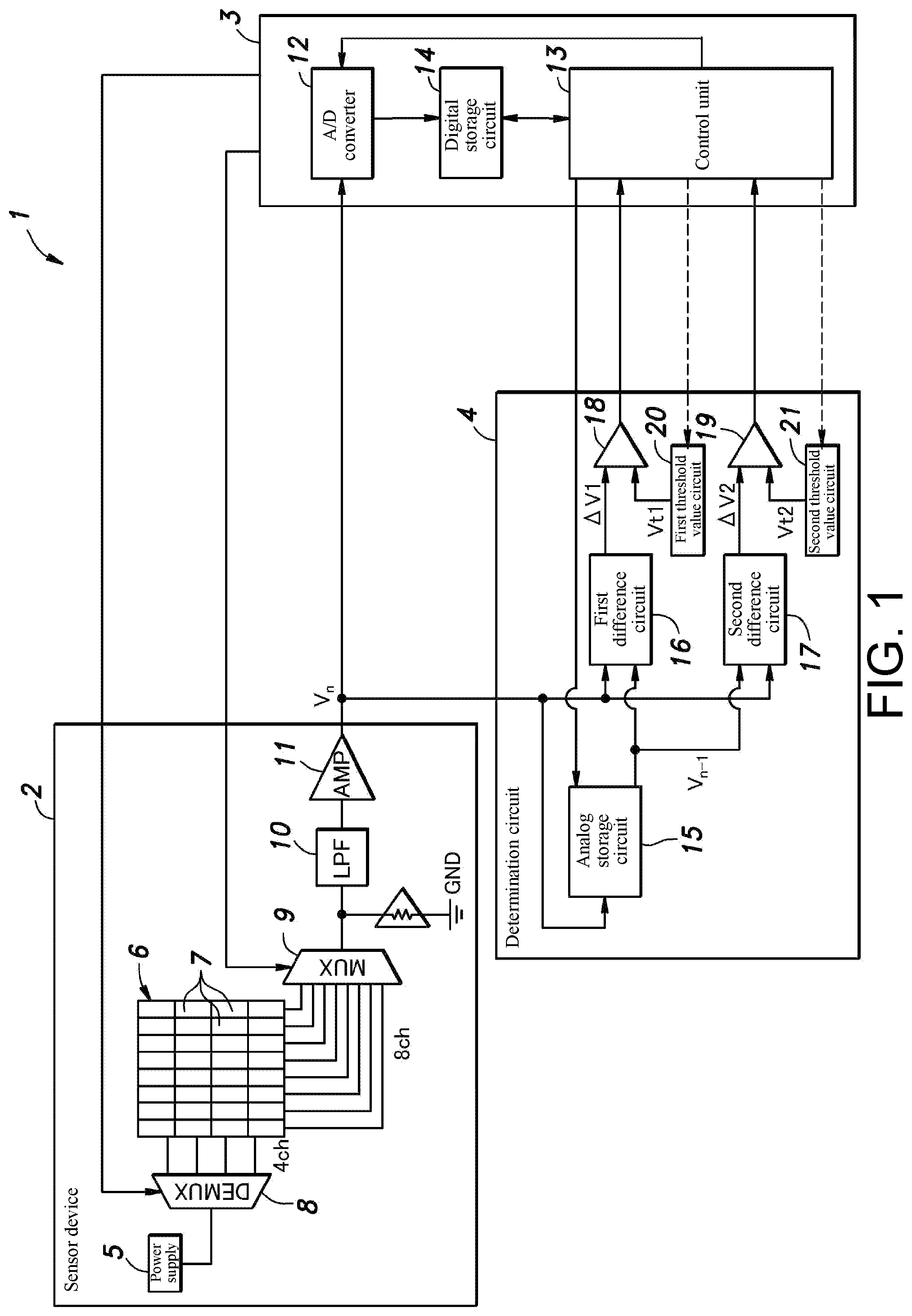 Patent US12107598 Figure 1 – Data acquisition device