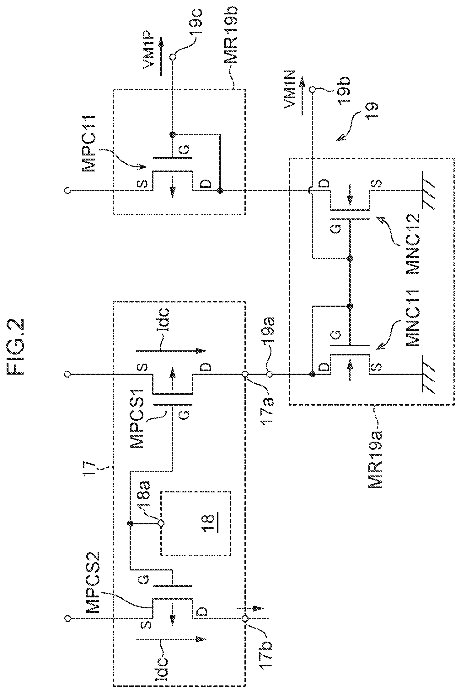 Patent US12107599 Figure 2 – Digital-analog converter and digital-analog converter circuit