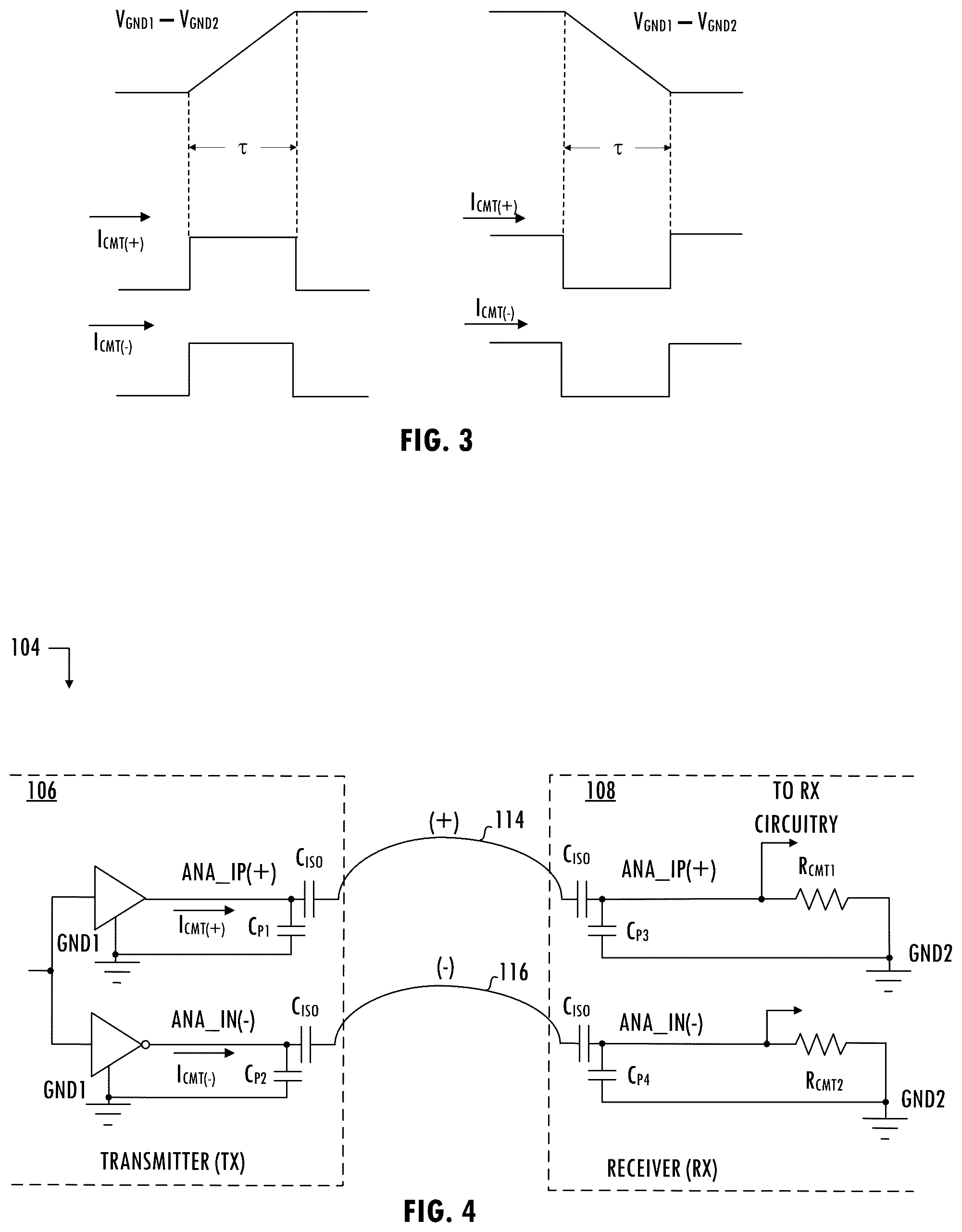 Patent US12107610 Figure 2 – Measurement and calibration of mismatch in an isolation channel