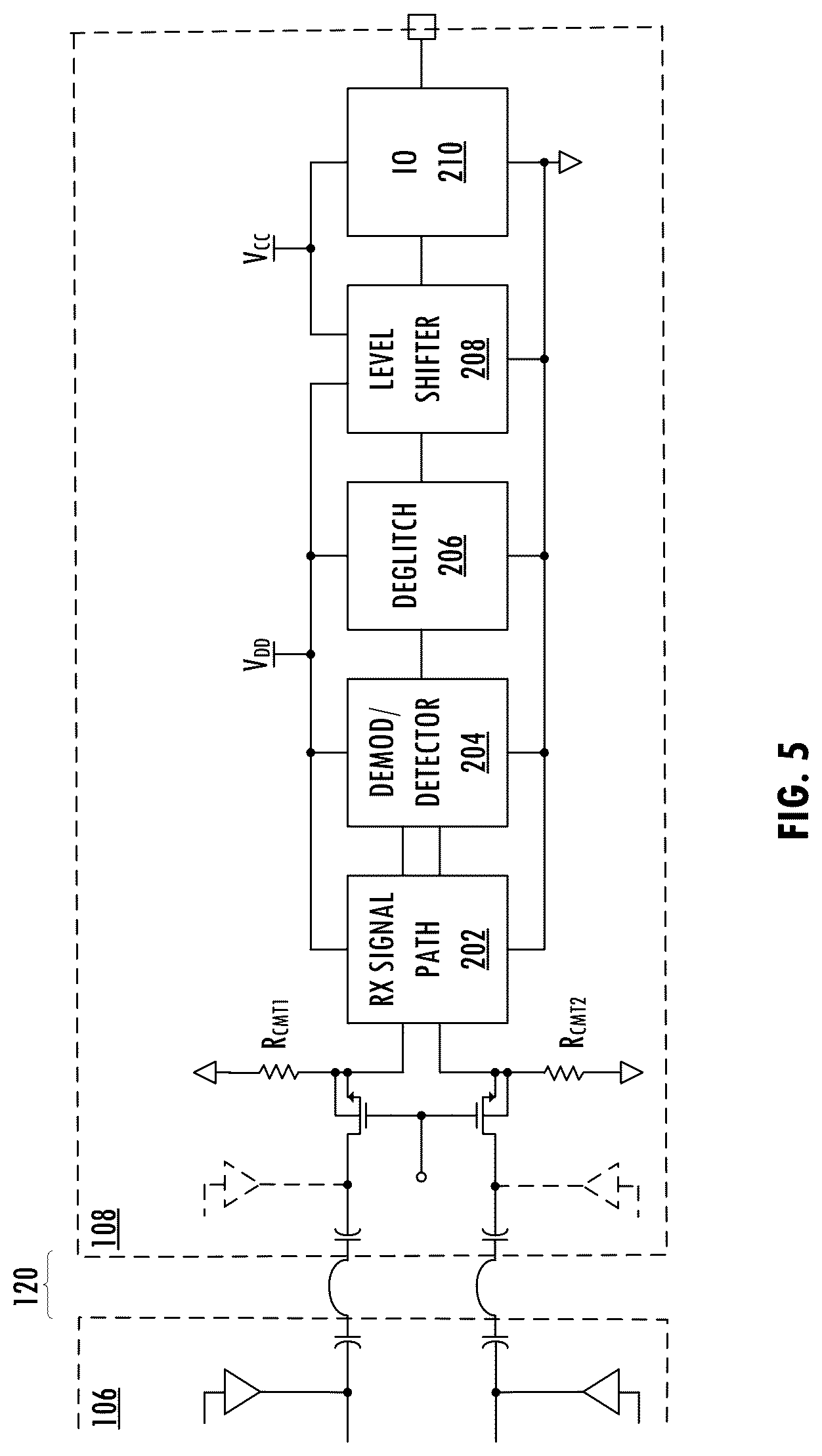 Patent US12107610 Figure 3 – Measurement and calibration of mismatch in an isolation channel