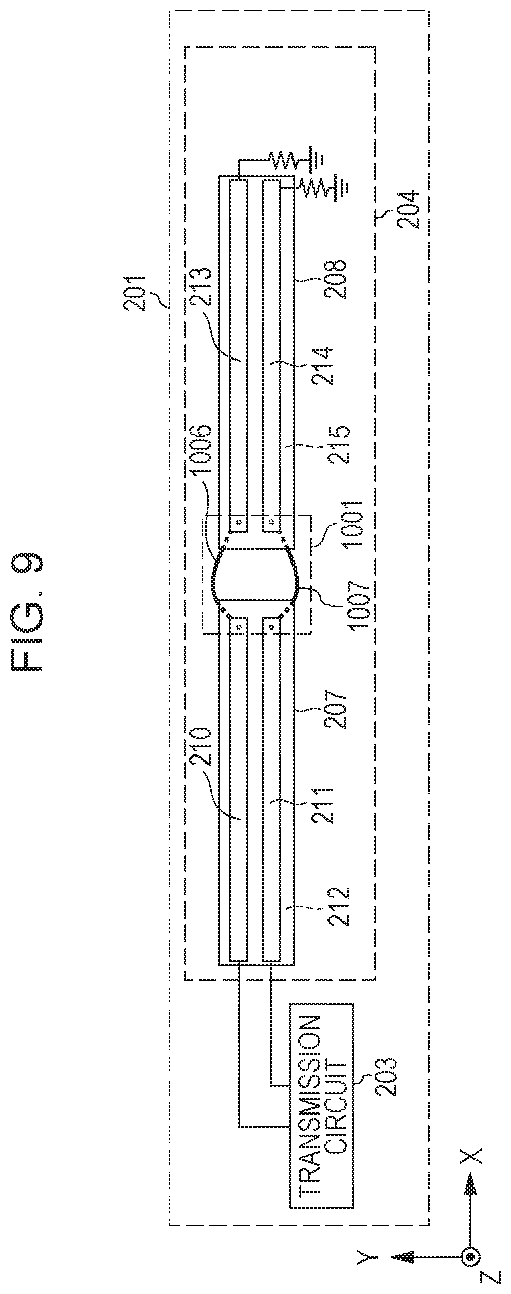 Patent US12107612 Figure 9 – Wireless transmission system and control method