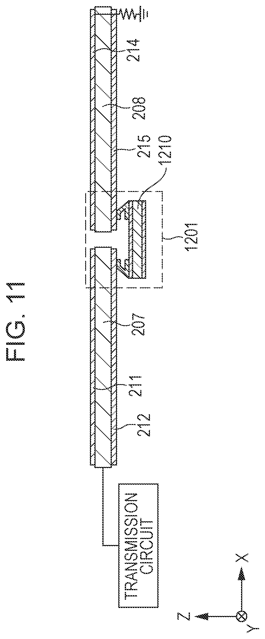 Patent US12107612 Figure 11 – Wireless transmission system and control method