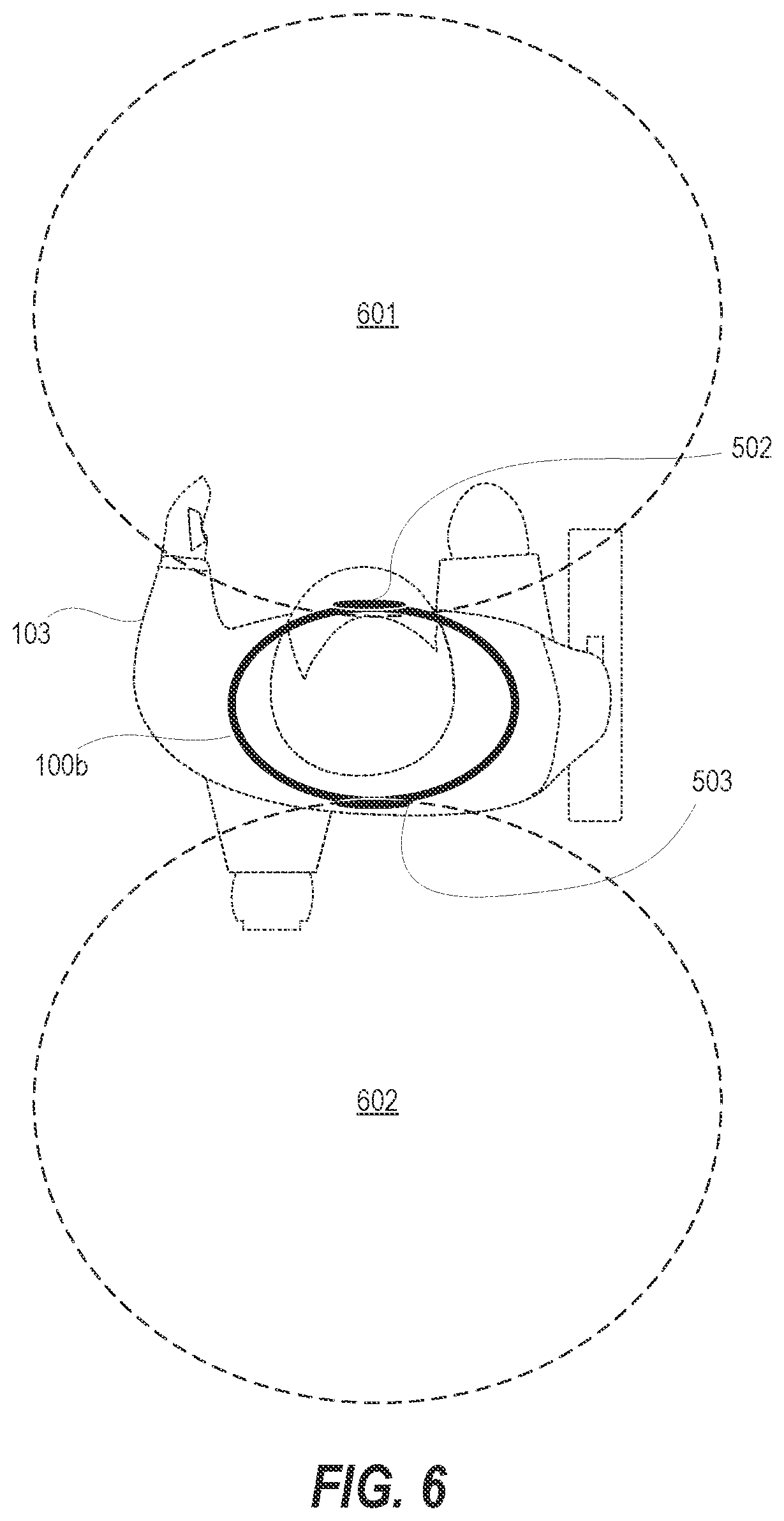 Patent US12107613 Figure 6 – Communication device with body-worn distributed antennas