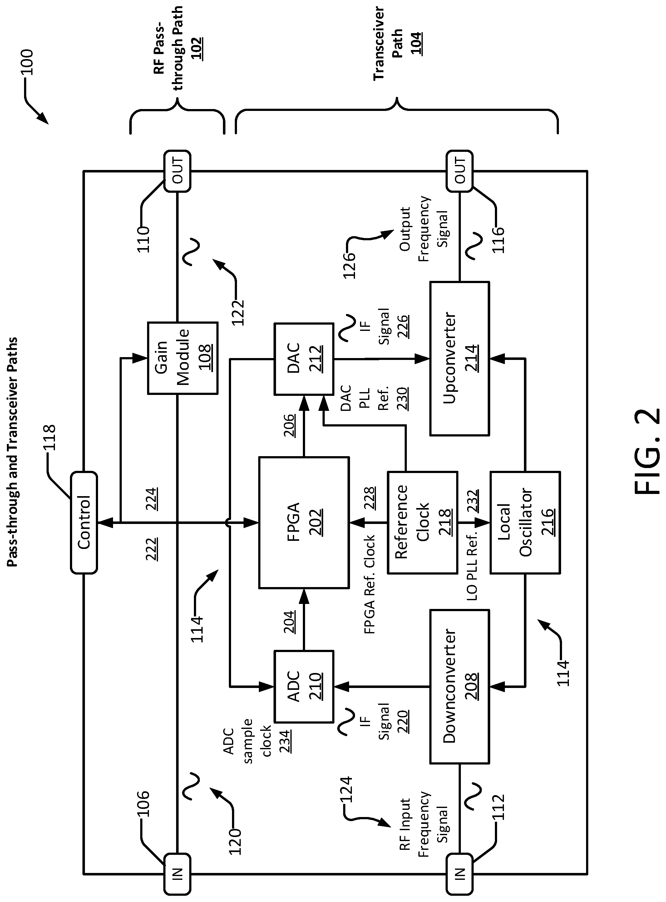 Patent US12107615 Figure 2 – Compact transceiver