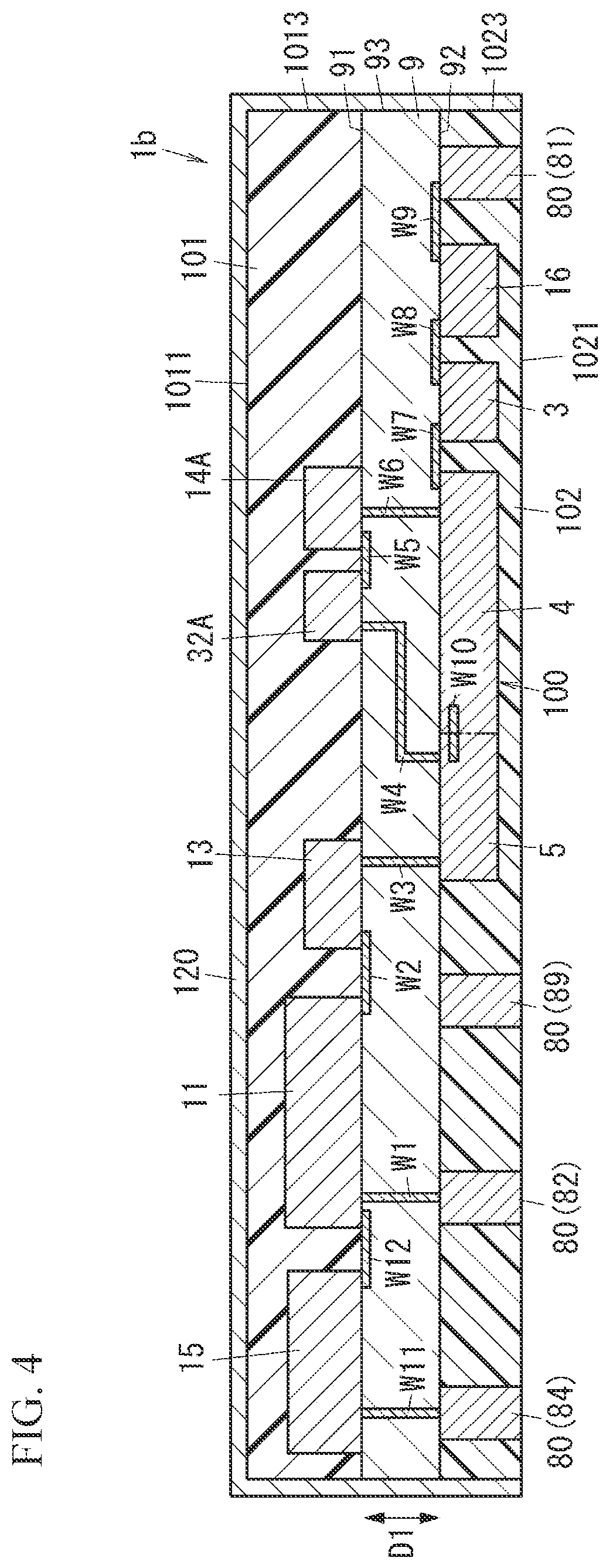 Patent US12107616 Figure 4 – High frequency module and communication apparatus