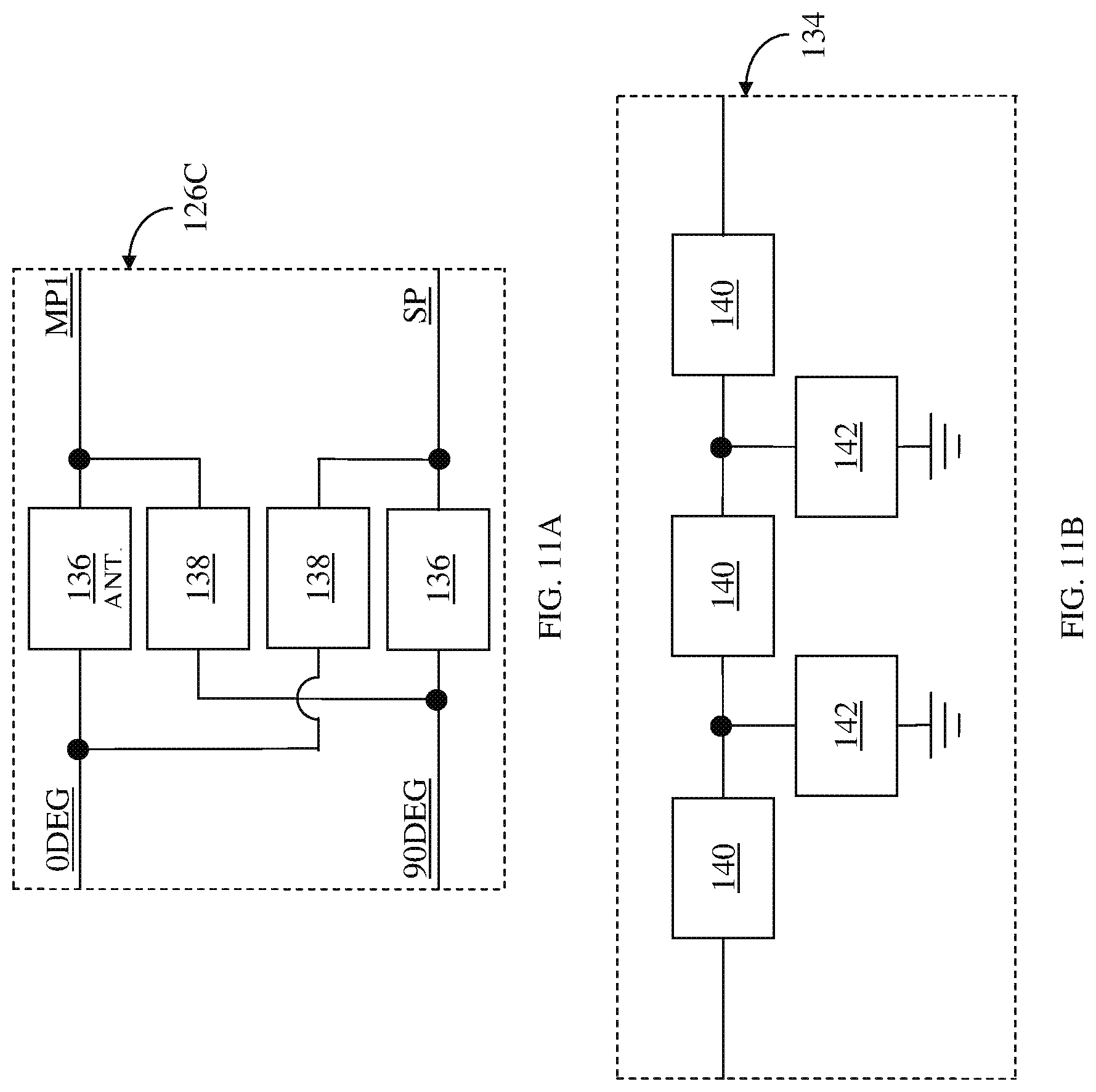 Patent US12107619 Figure 11 – Switchable RF transmit/receive multiplexer