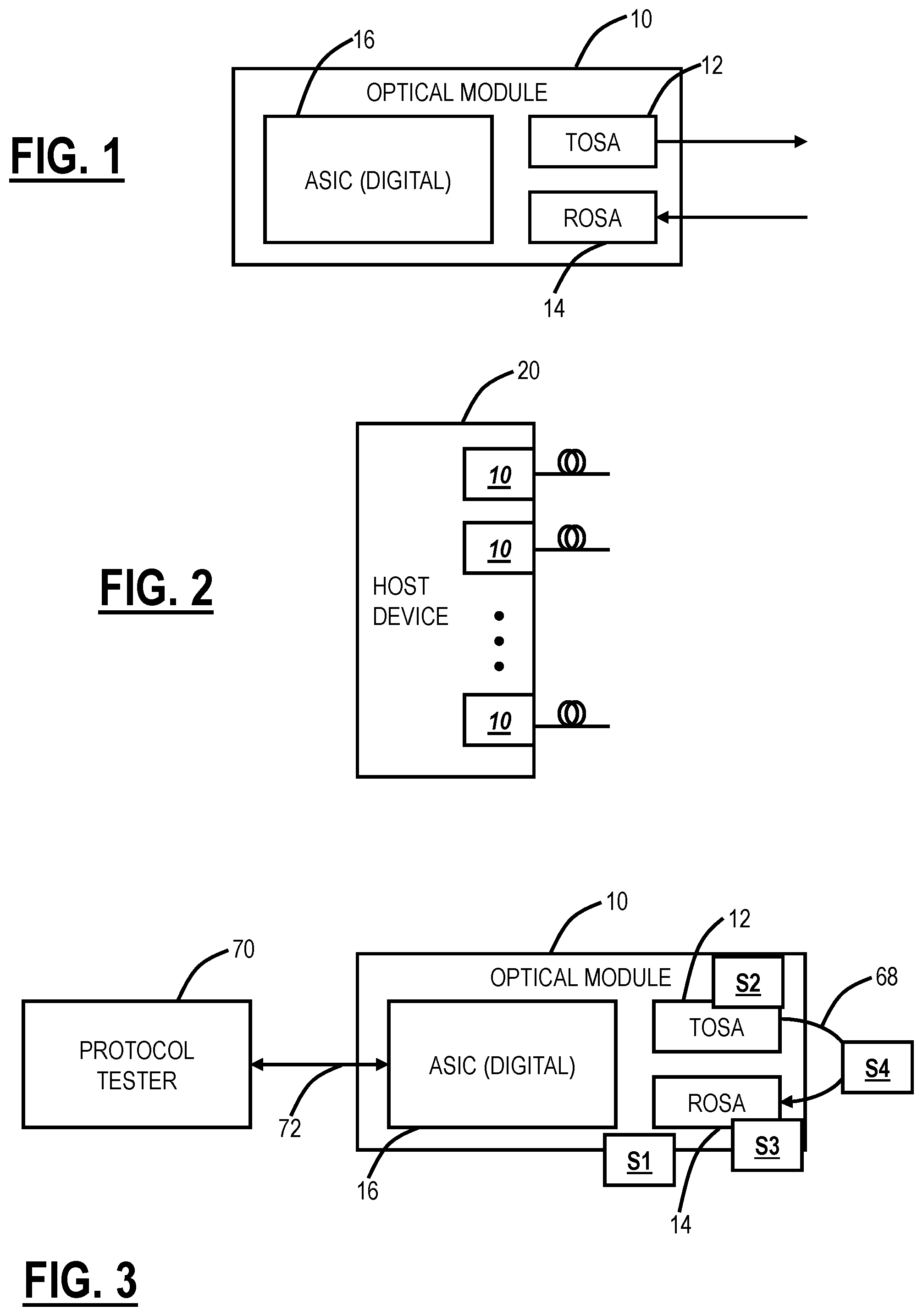 Patent US12107629 Figure 1 – Optical delay calibration of optical modules