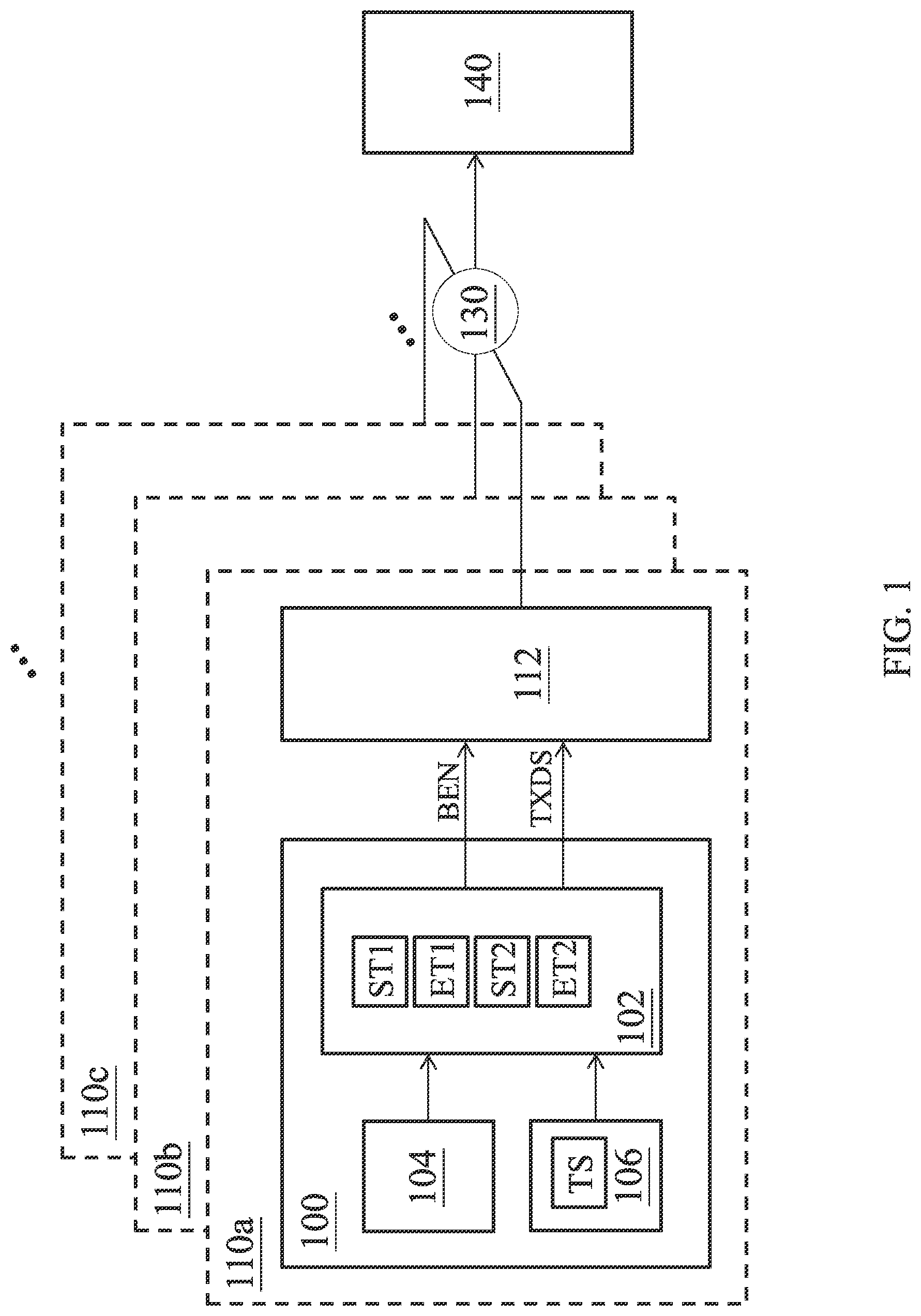 Patent US12107630 Figure 1 – Optical network method and apparatus of the same