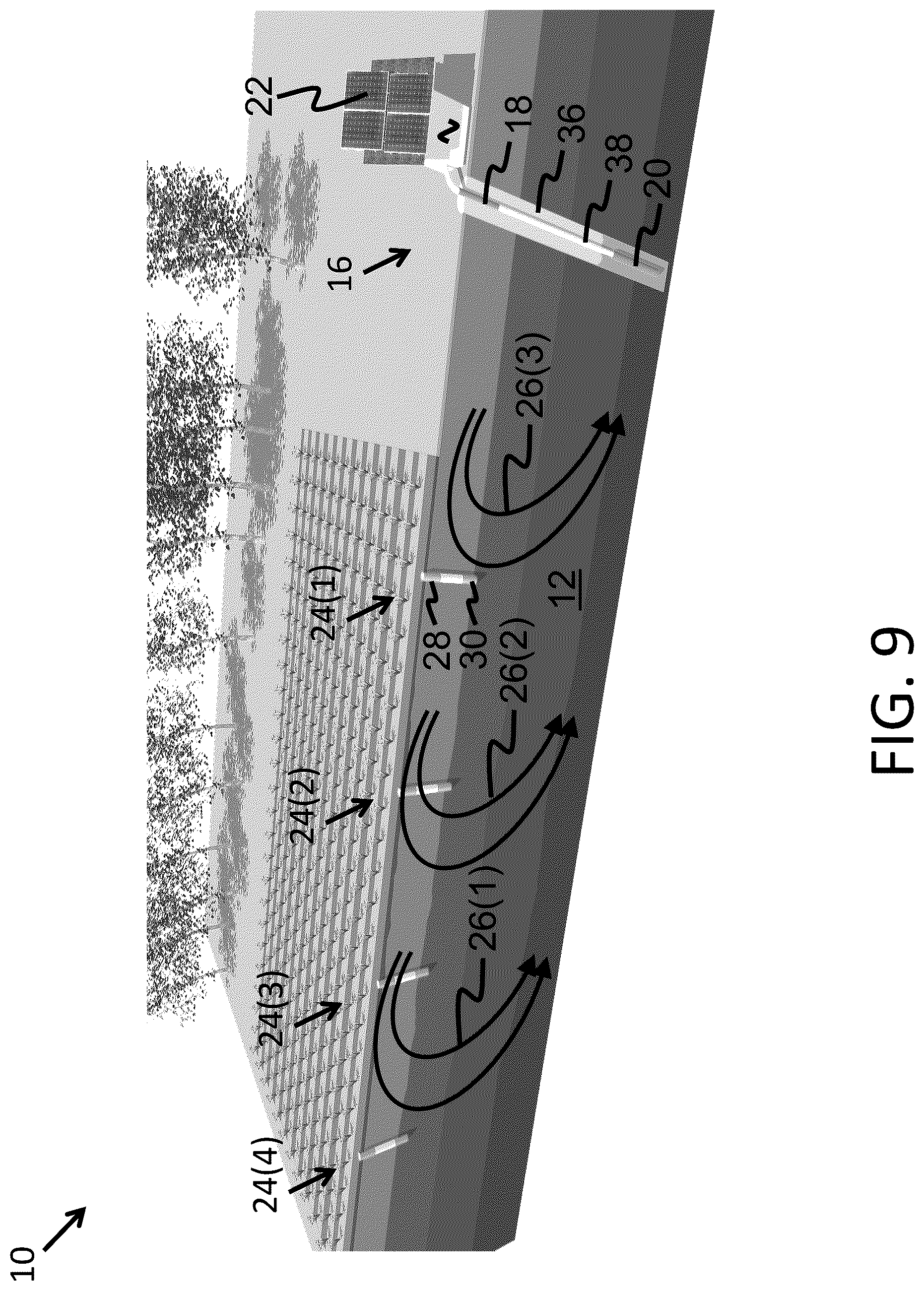 Patent US12107636 Figure 9 – System and method for generating electric based non-linear waves in natural terrestrial environments