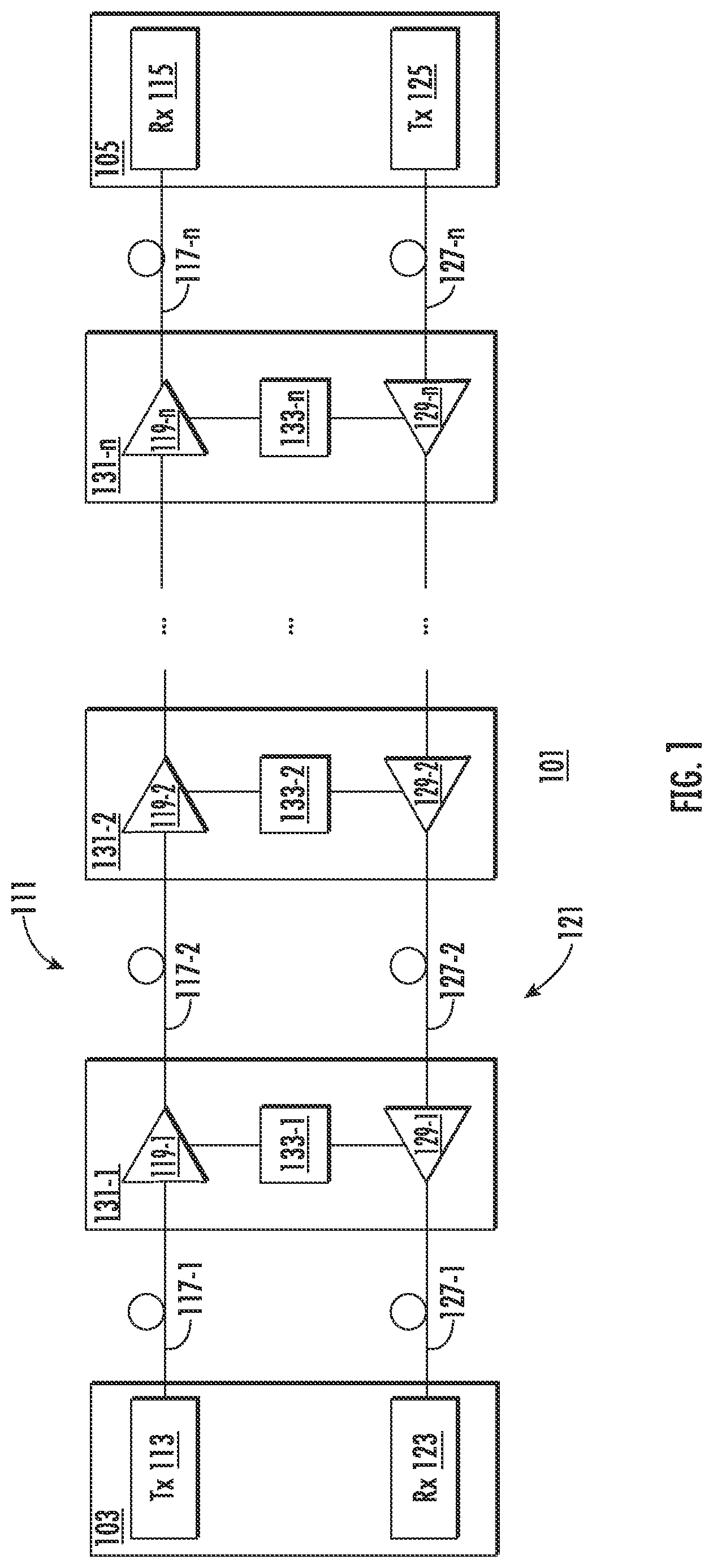 Patent US12107637 Figure 1 – Terminal line interface module for undersea open cable system access