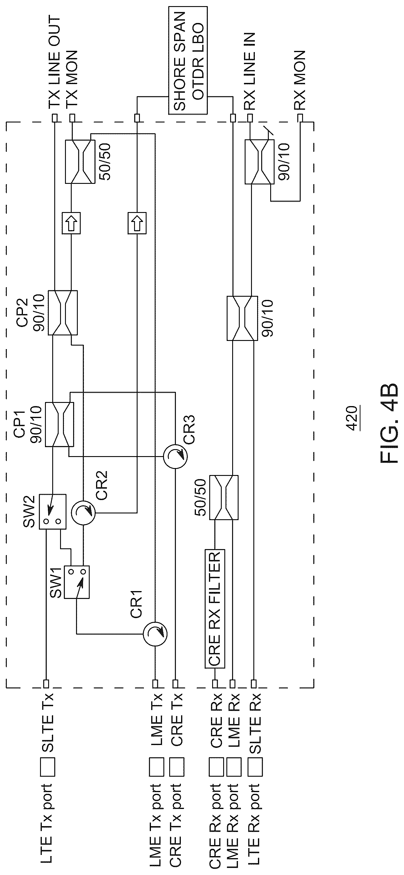 Patent US12107637 Figure 5 – Terminal line interface module for undersea open cable system access