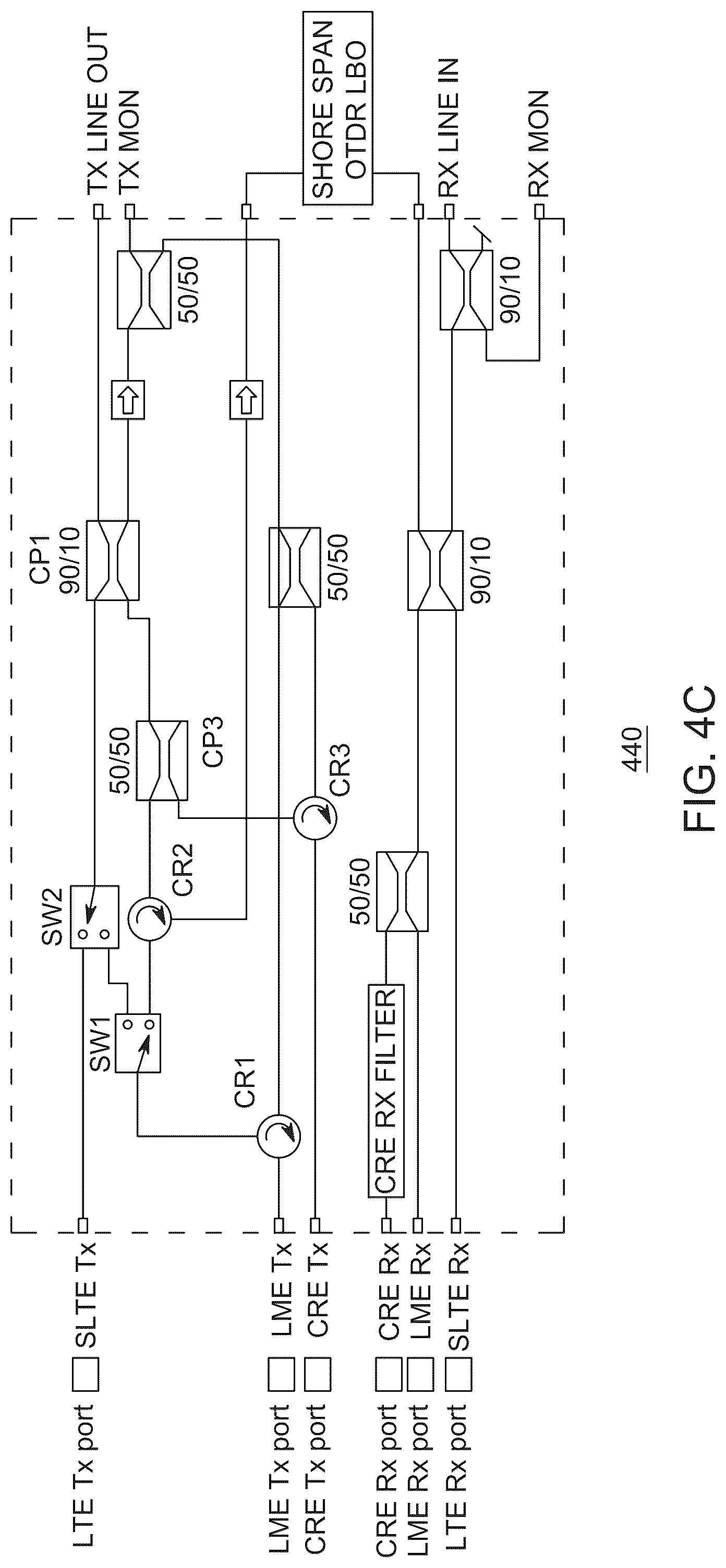 Patent US12107637 Figure 6 – Terminal line interface module for undersea open cable system access