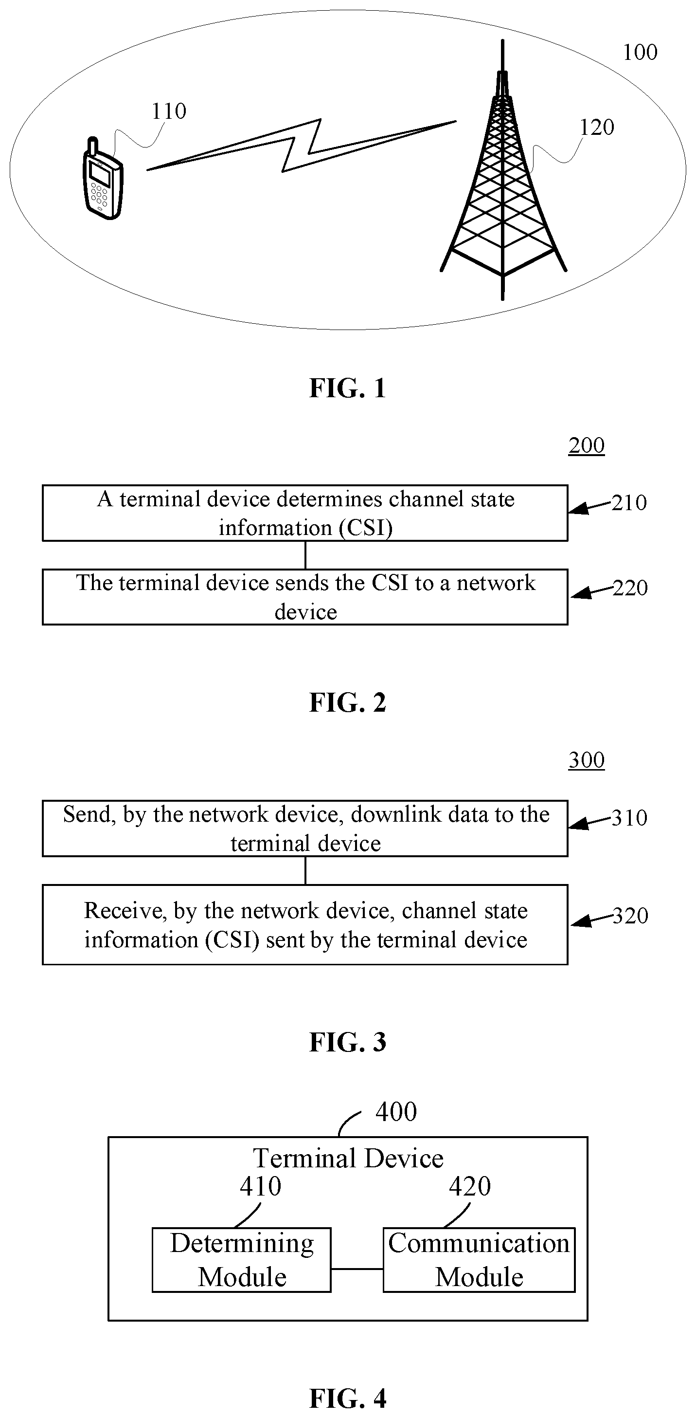 Patent US12107648 Figure 1 – Method for feeding back and receiving information, and device