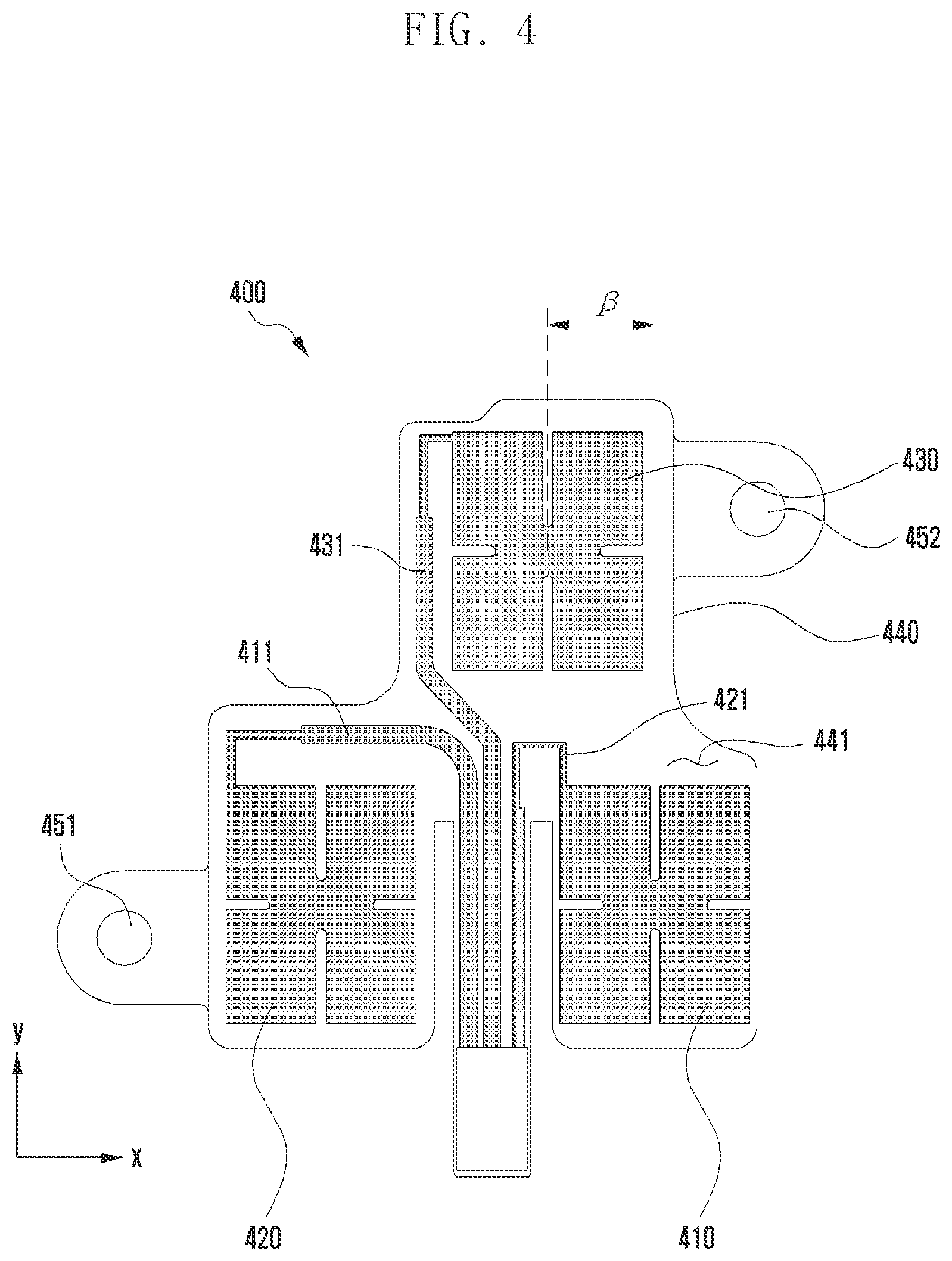 Patent US12107658 Figure 4 – Electronic device including plural antennas, and operation method thereof