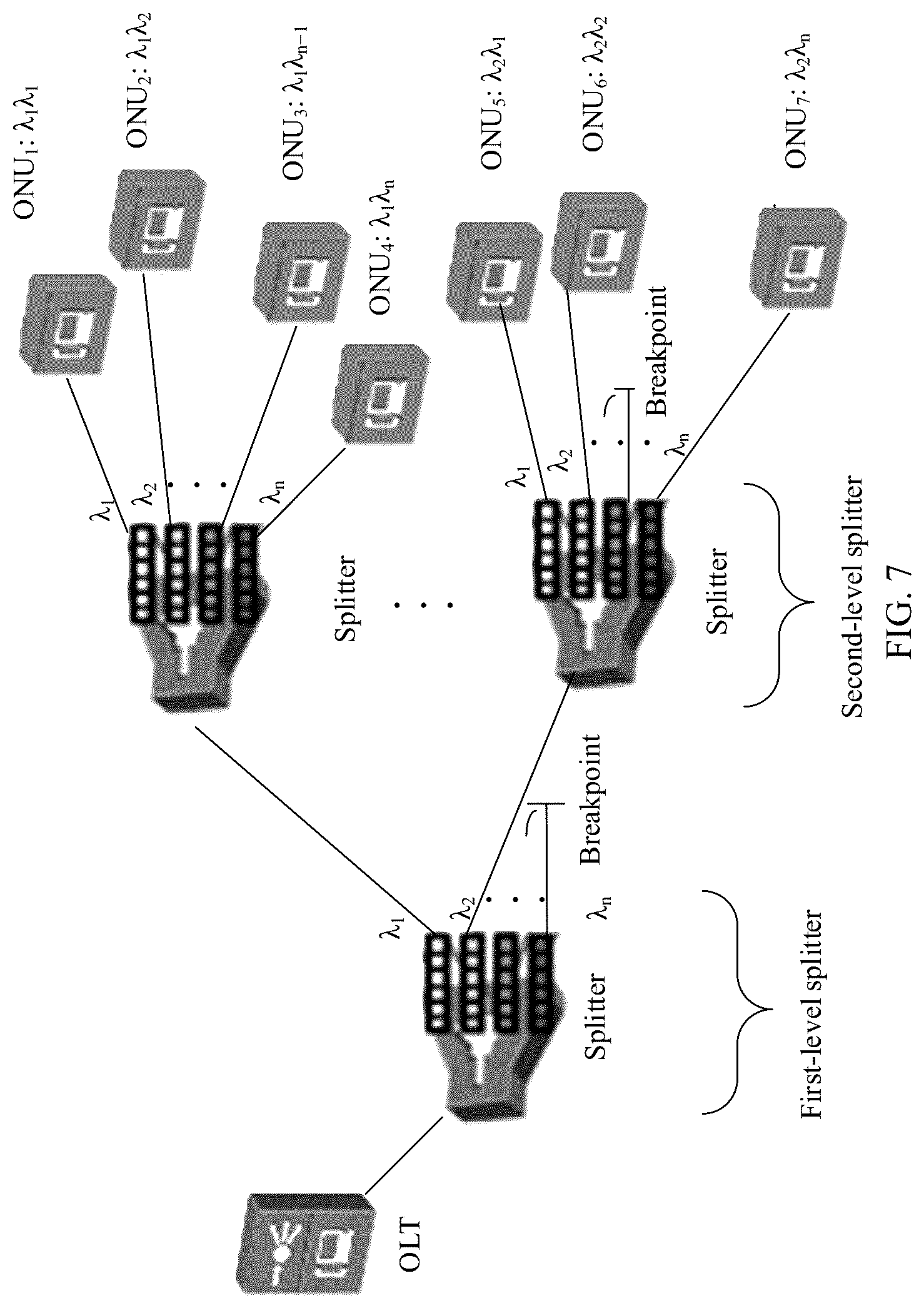 Patent US12107666 Figure 6 – Port detection method, optical network device, and passive optical network system